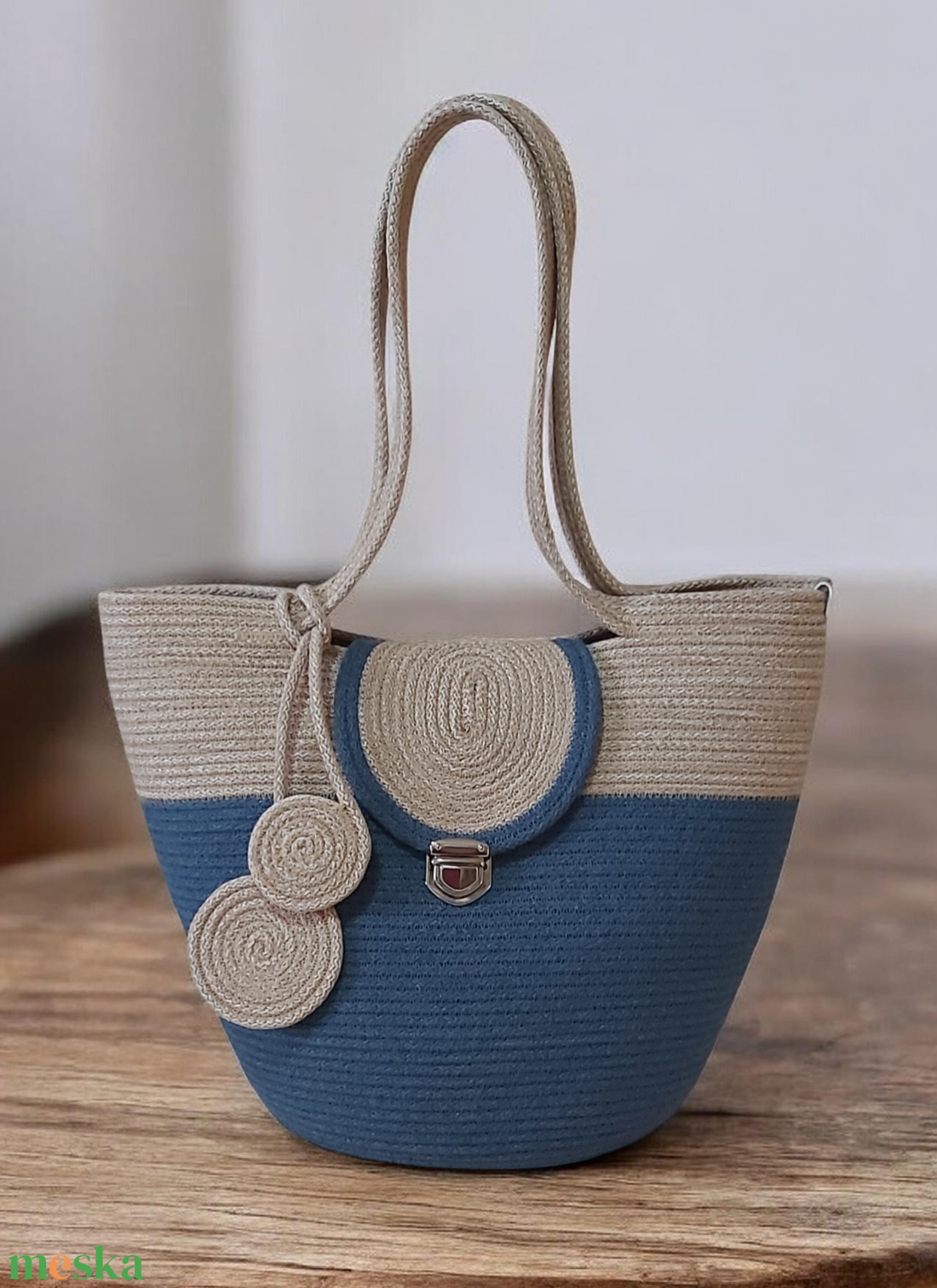 Női kézi / válltáska - táska & tok - bevásárlás & shopper táska - kenyeres zsák - Meska.hu