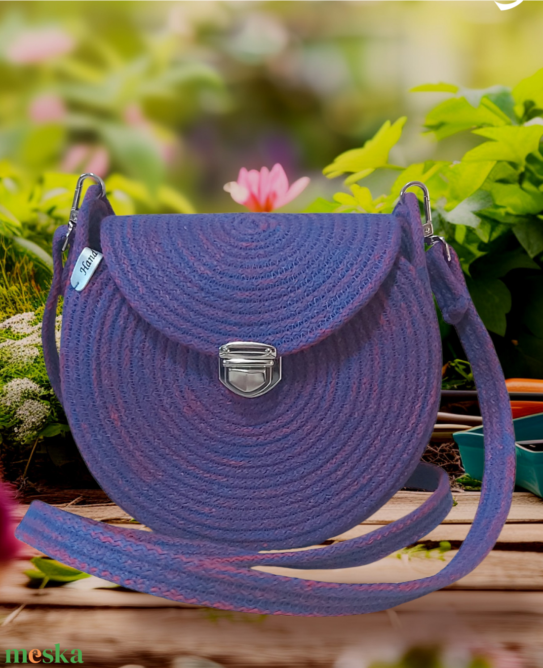 Női ferdepántos táska - táska & tok - bevásárlás & shopper táska - kenyeres zsák - Meska.hu