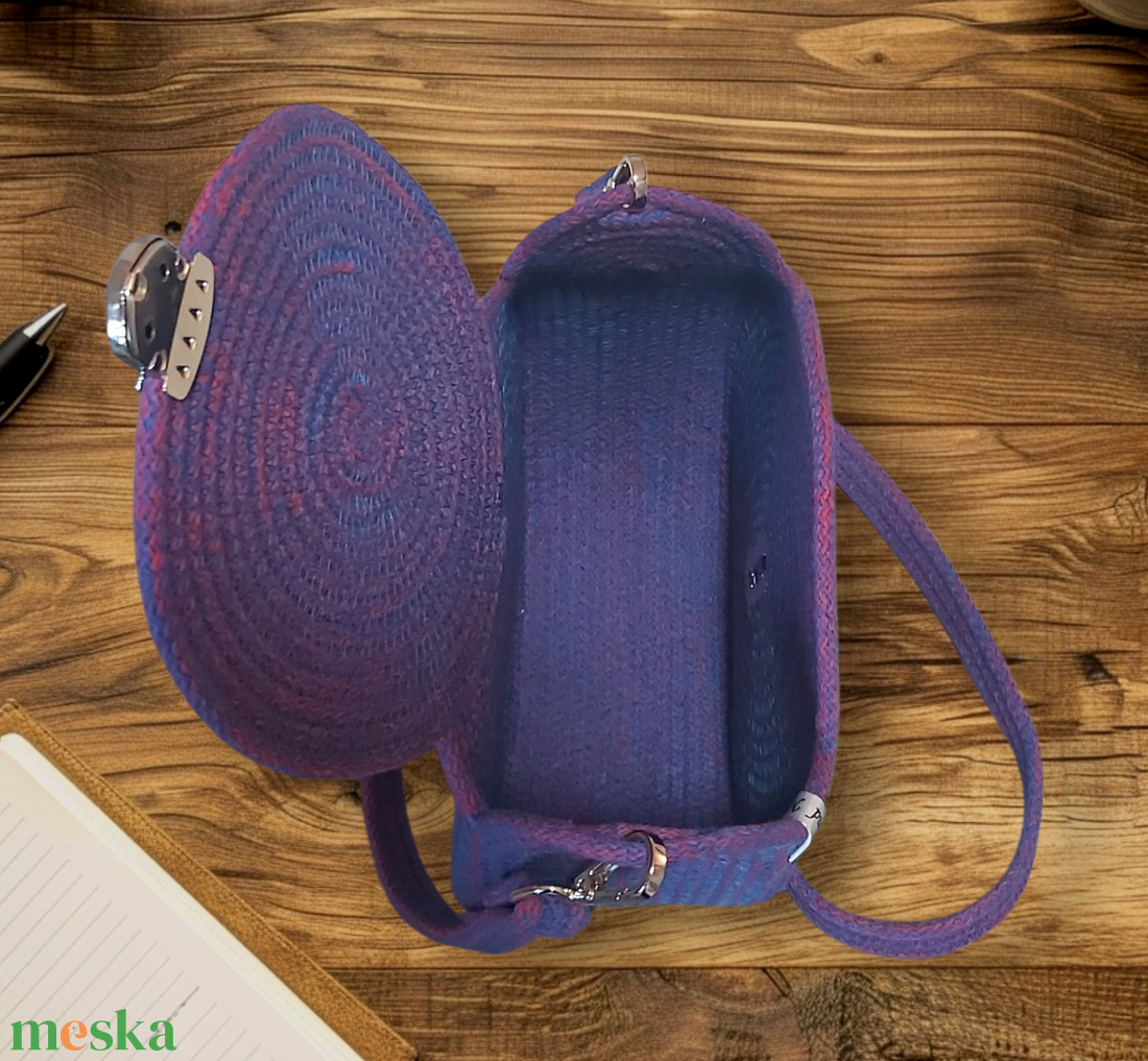 Női ferdepántos táska - táska & tok - bevásárlás & shopper táska - kenyeres zsák - Meska.hu