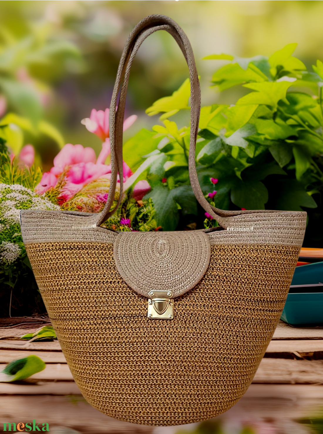 Női kézi / válltáska - táska & tok - bevásárlás & shopper táska - kenyeres zsák - Meska.hu