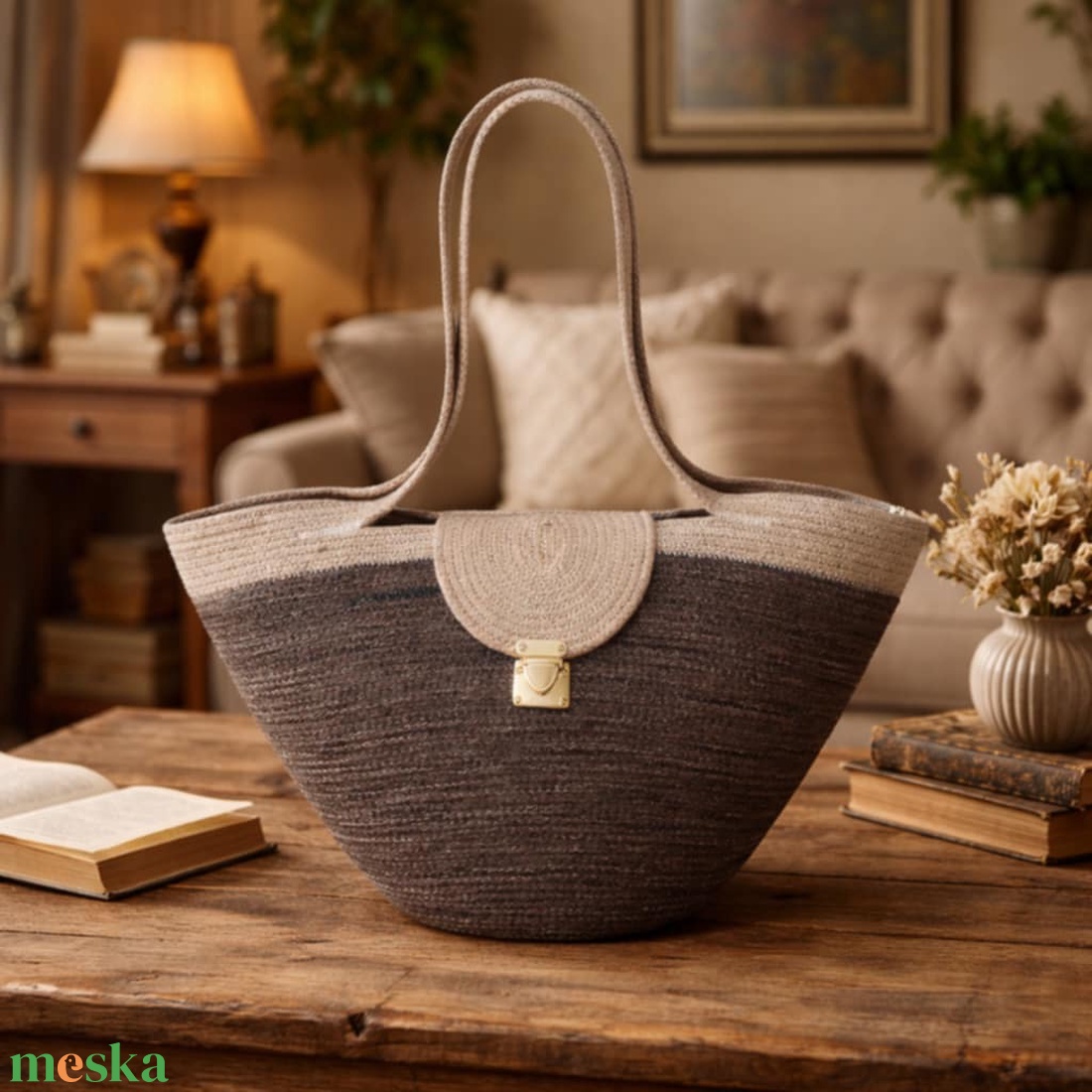 Női kézi / válltáska - táska & tok - bevásárlás & shopper táska - shopper, textiltáska, szatyor - Meska.hu