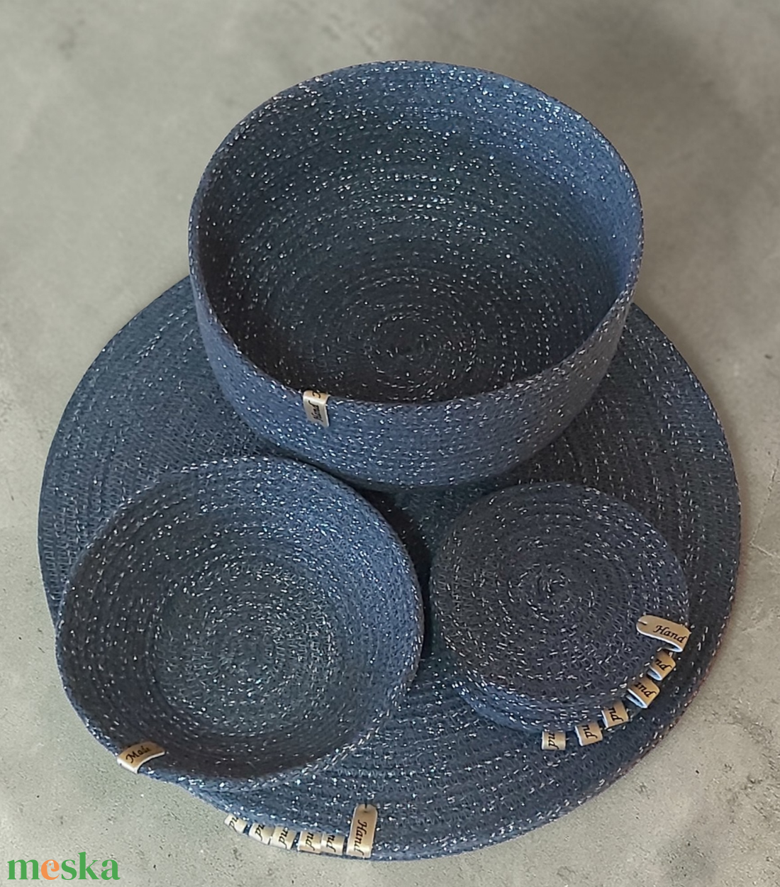 Étkező asztali szett - otthon & életmód - konyhafelszerelés, tálalás - tálalás - tányér- és poháralátét - Meska.hu