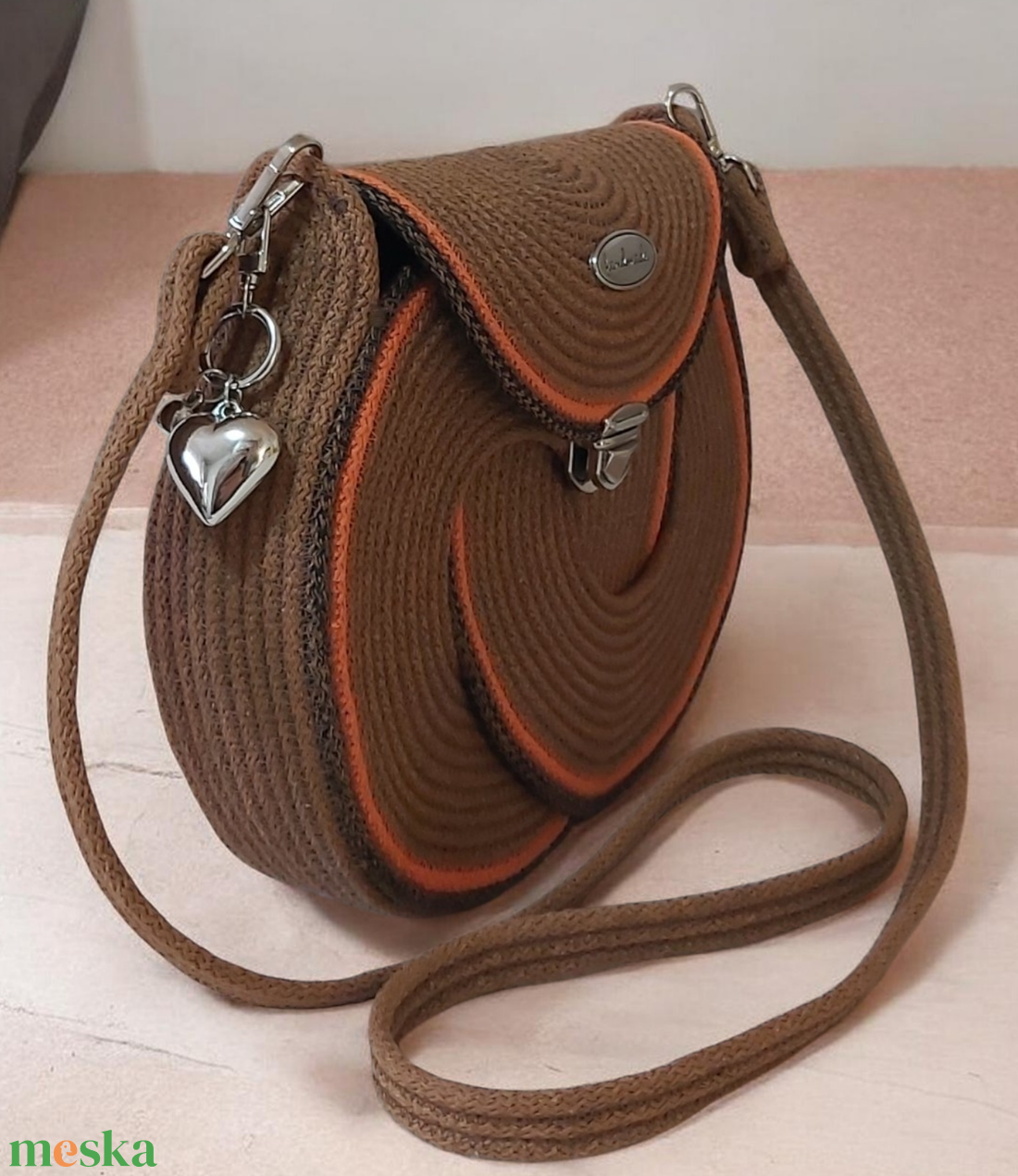 Női ferdepántos táska - táska & tok - bevásárlás & shopper táska - shopper, textiltáska, szatyor - Meska.hu