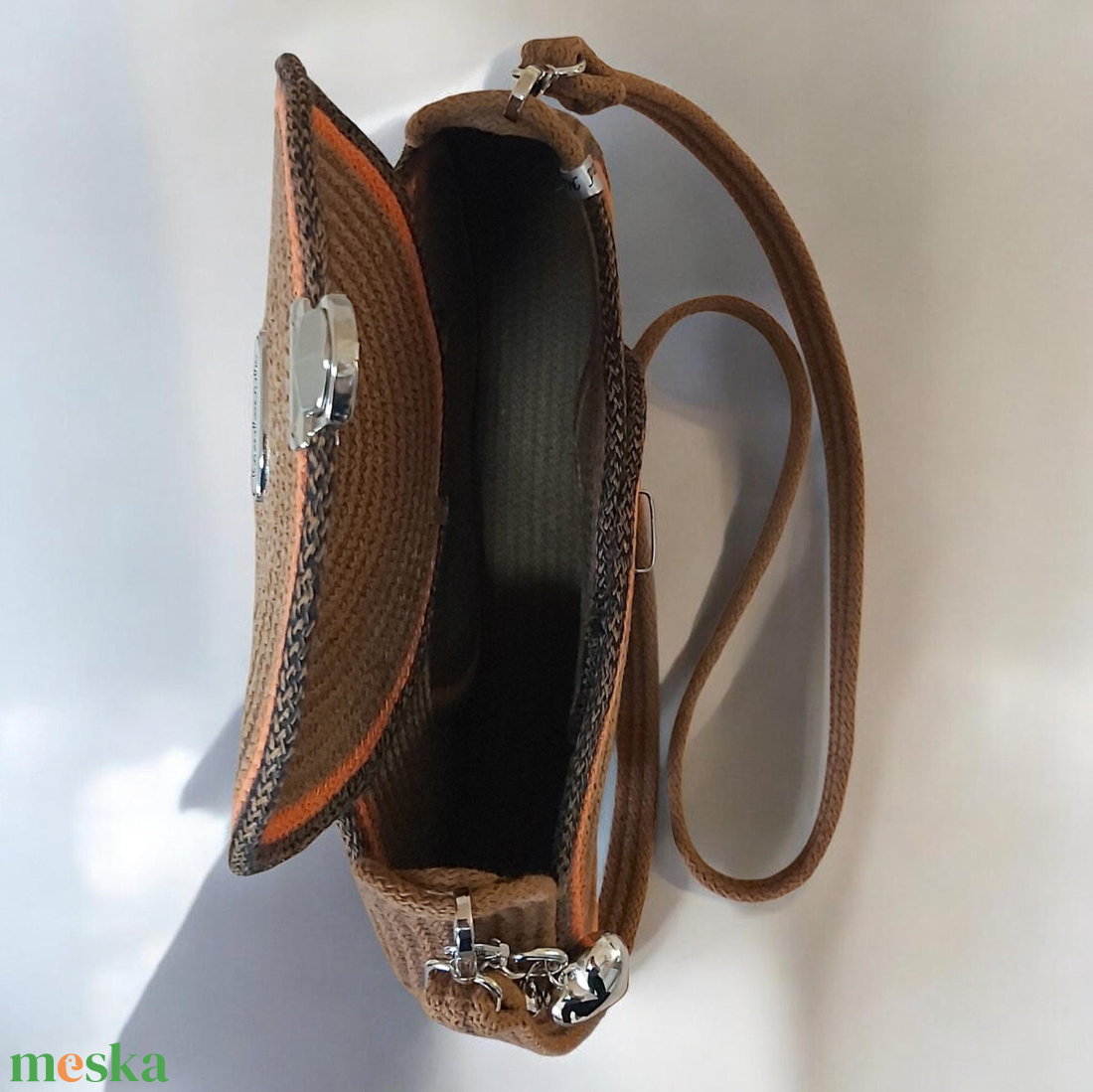 Női ferdepántos táska - táska & tok - bevásárlás & shopper táska - shopper, textiltáska, szatyor - Meska.hu