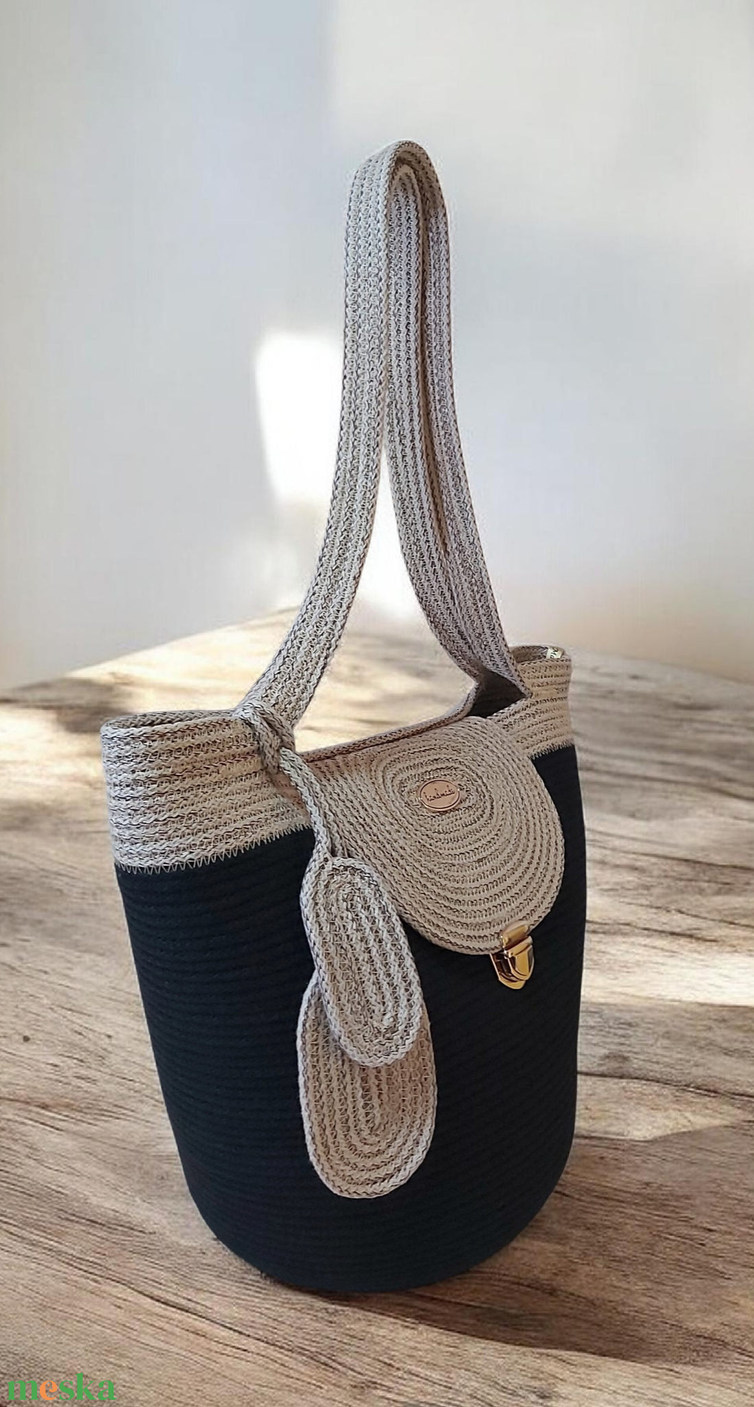 Női kézi / válltáska - táska & tok - bevásárlás & shopper táska - kenyeres zsák - Meska.hu