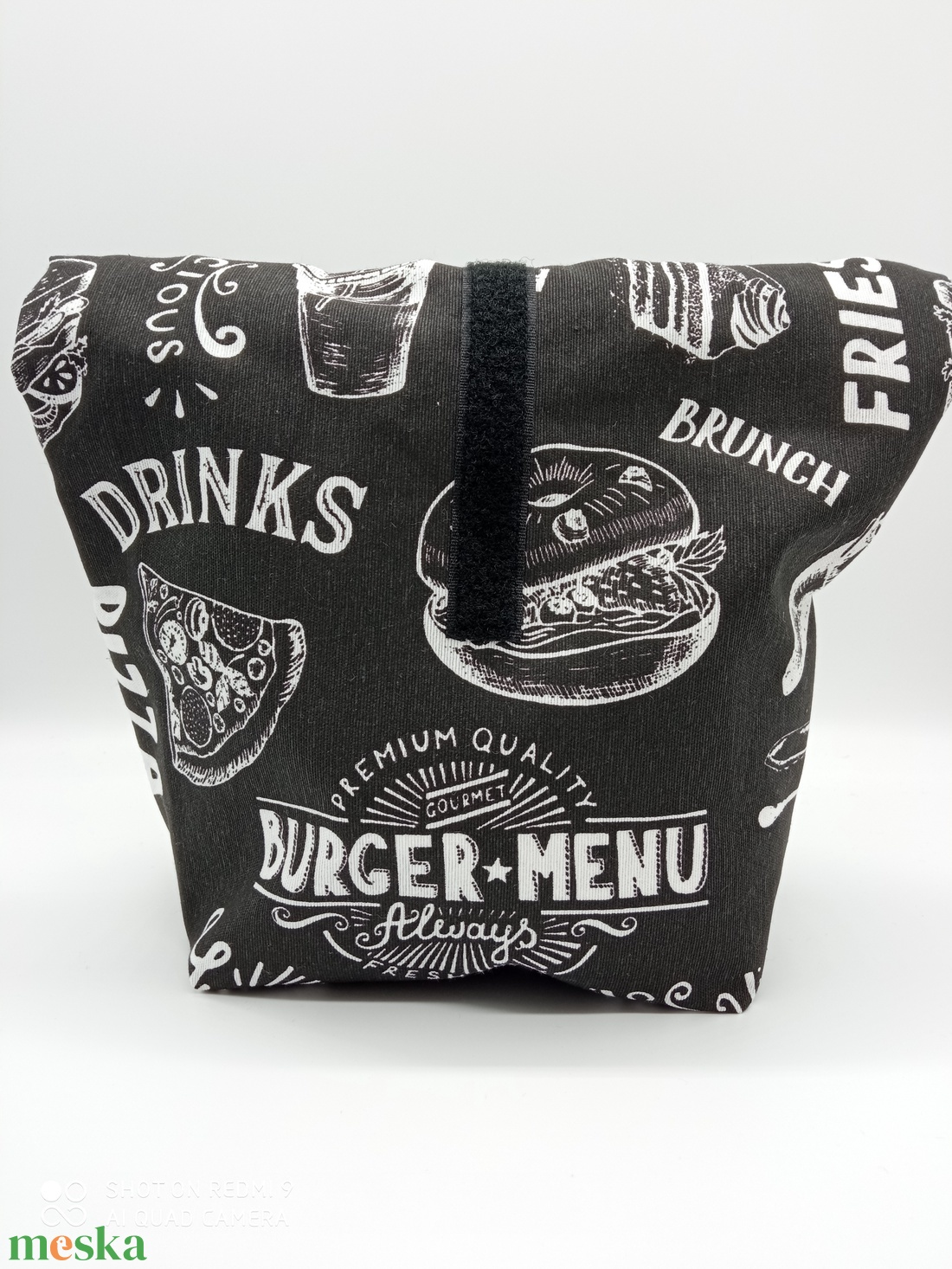 Uzsonnás táska - Lunch bag - Zero waste  - táska & tok - uzsonna- & ebéd tartó - ebéd tasak, doboz - Meska.hu