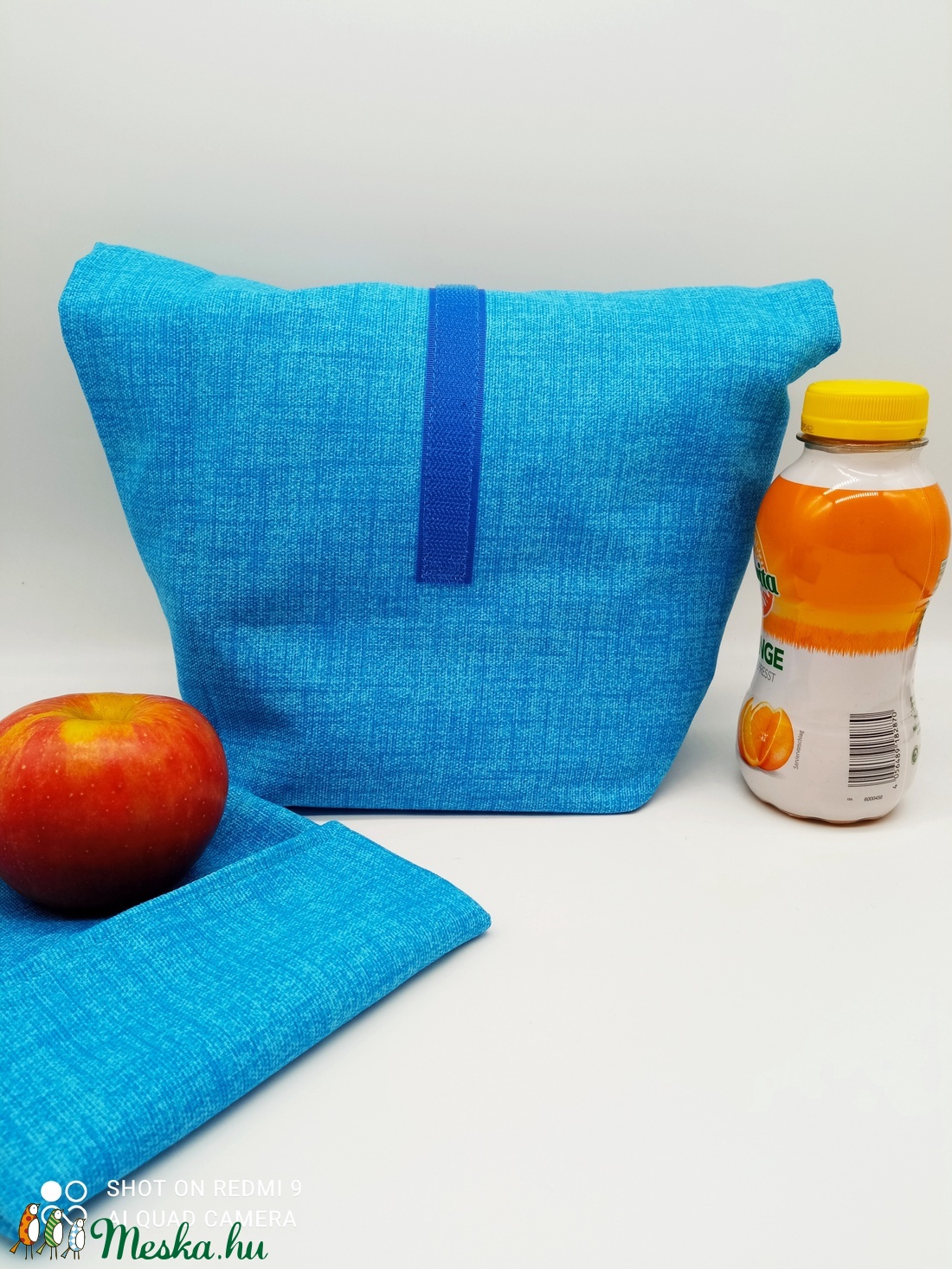 Uzsonnás táska snackbaggel - Lunch bag - Zero waste  - táska & tok - uzsonna- & ebéd tartó - ebéd tasak, doboz - Meska.hu