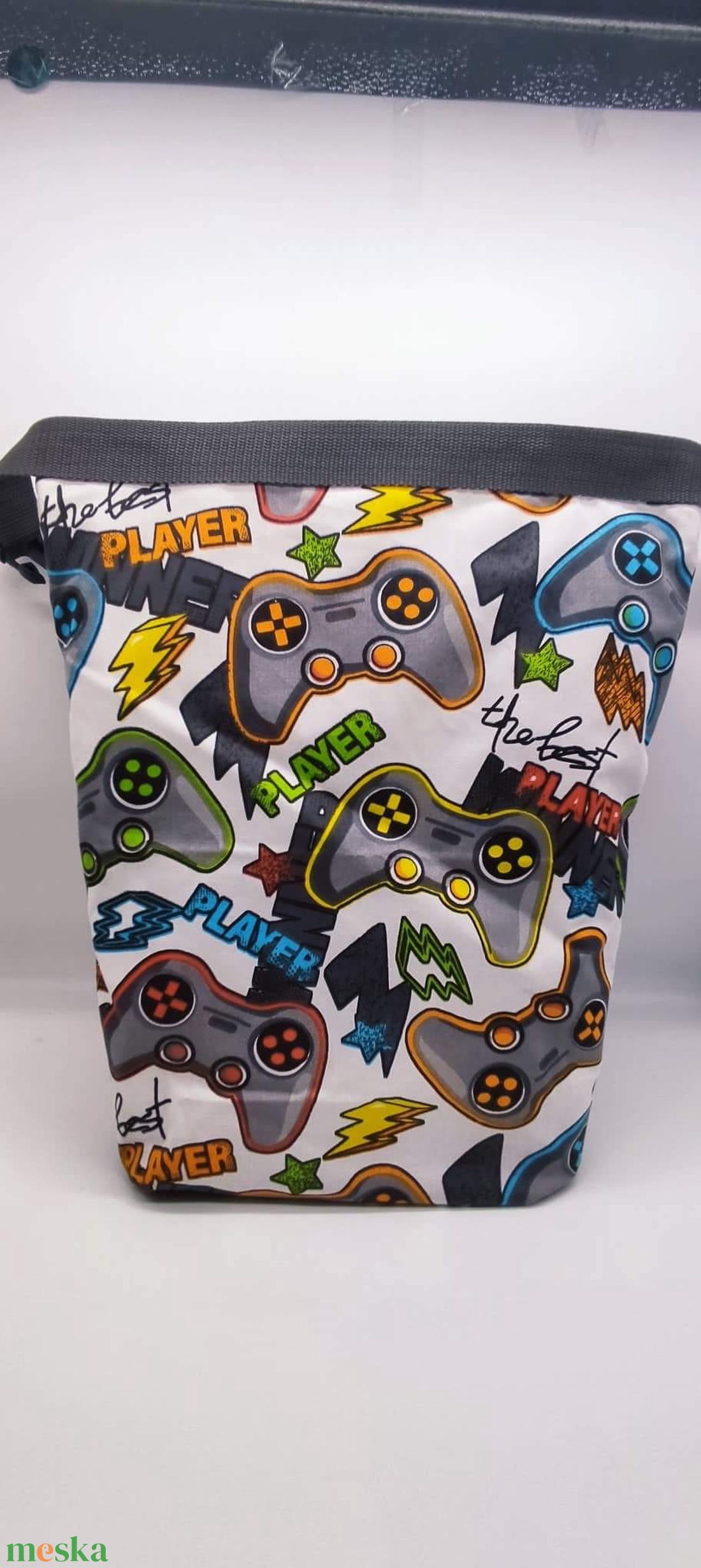 Uzsonnás táska Roll top Lunch bag Zero waste Meska.hu