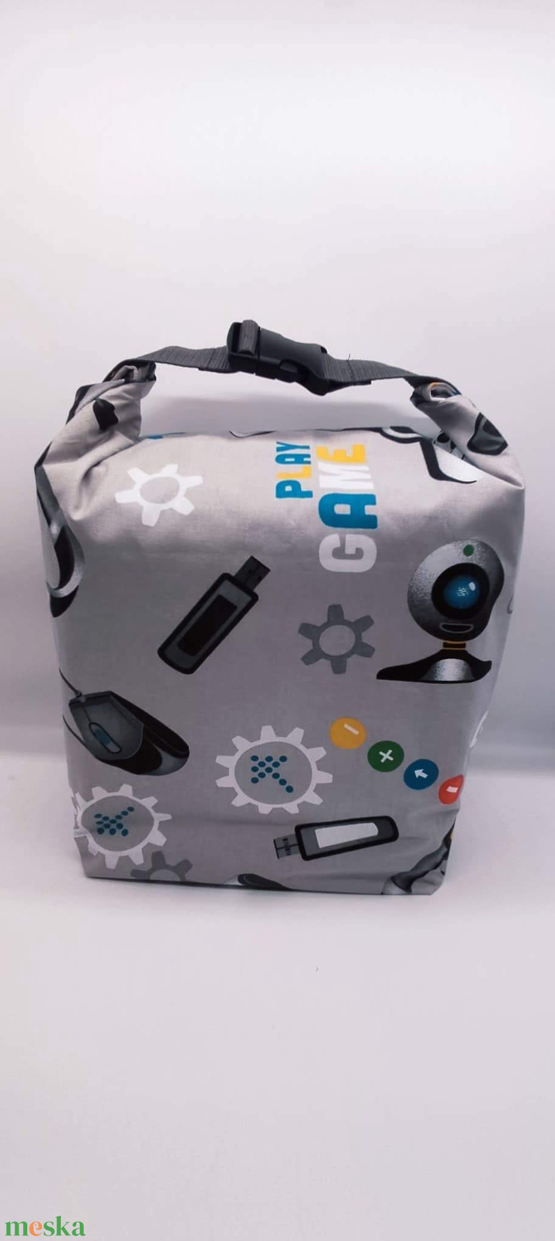 Uzsonnás táska - Roll top Lunch bag - Zero waste - táska & tok - uzsonna- & ebéd tartó - ebéd tasak, doboz - Meska.hu Uzsonnás táska - Roll top Lunch bag - Zero waste - táska & tok - uzsonna- & ebéd tartó - ebéd tasak, doboz - Meska.hu