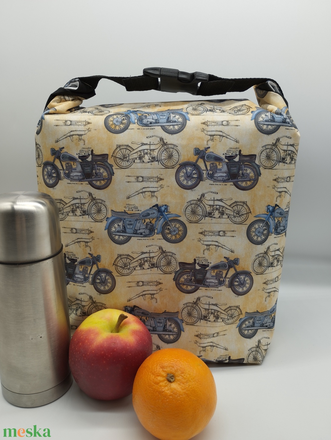 Uzsonnás táska - Roll top Lunch bag - Zero waste - táska & tok - uzsonna- & ebéd tartó - ebéd tasak, doboz - Meska.hu Uzsonnás táska - Roll top Lunch bag - Zero waste - táska & tok - uzsonna- & ebéd tartó - ebéd tasak, doboz - Meska.hu
