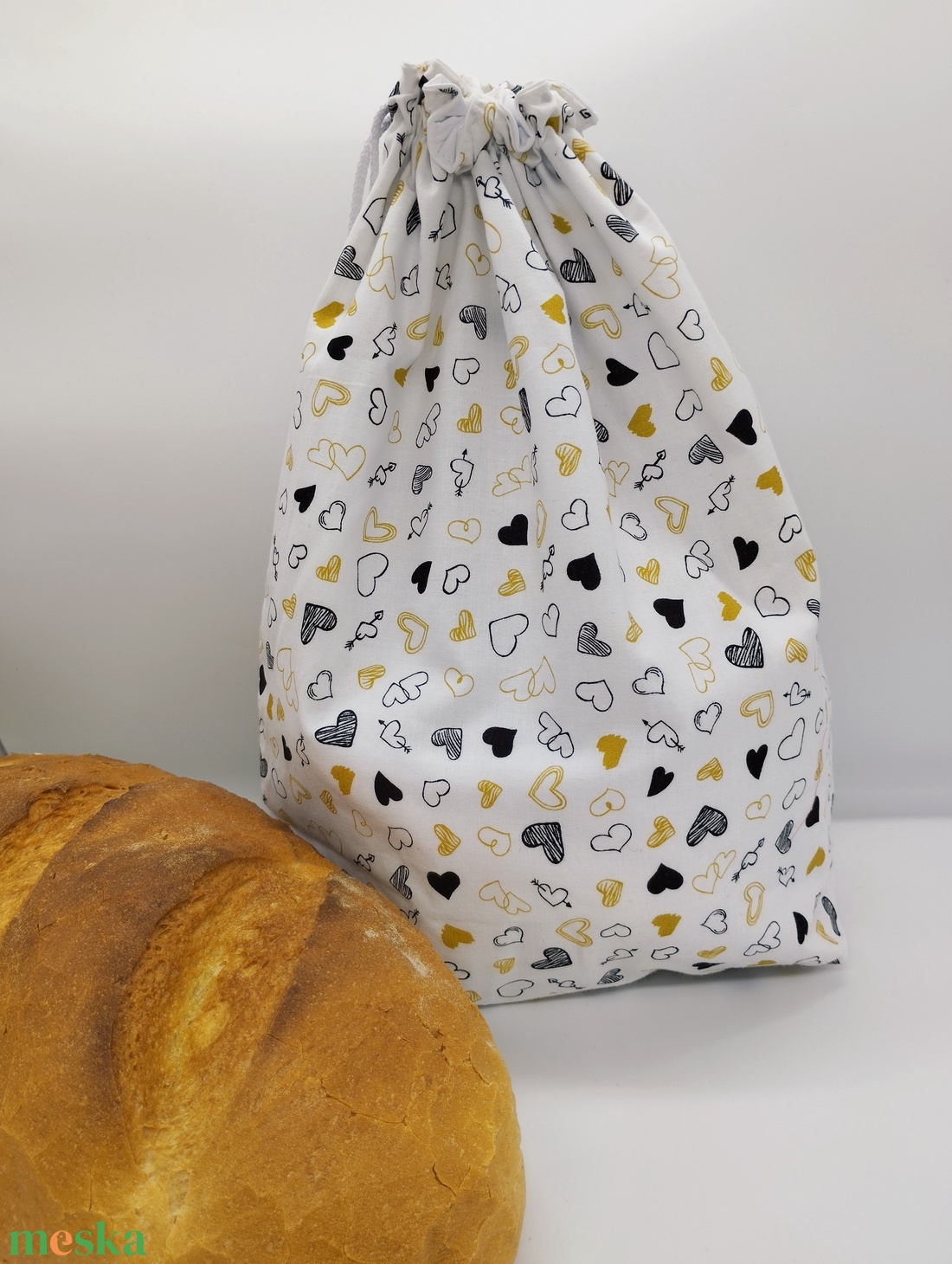 Frissentartó kenyeres zsák, péksütemény zsák - táska & tok - bevásárlás & shopper táska - kenyeres zsák - Meska.hu