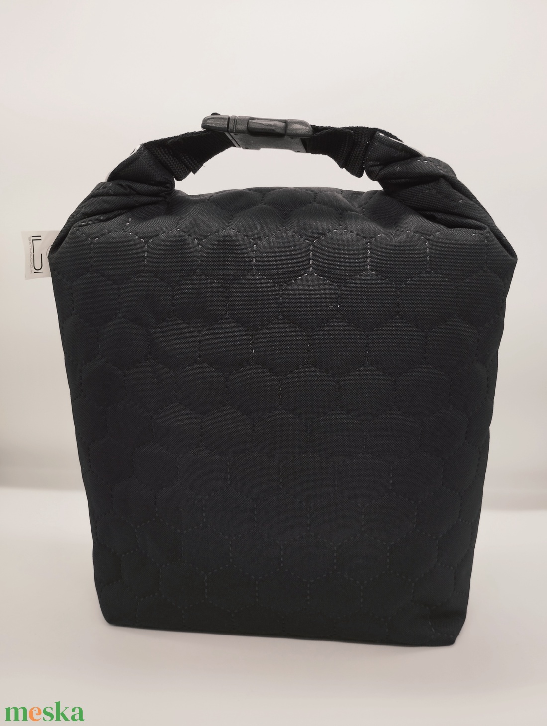 Uzsonnás táska - Roll top Lunch bag - Zero waste  - táska & tok - uzsonna- & ebéd tartó - ebéd tasak, doboz - Meska.hu
