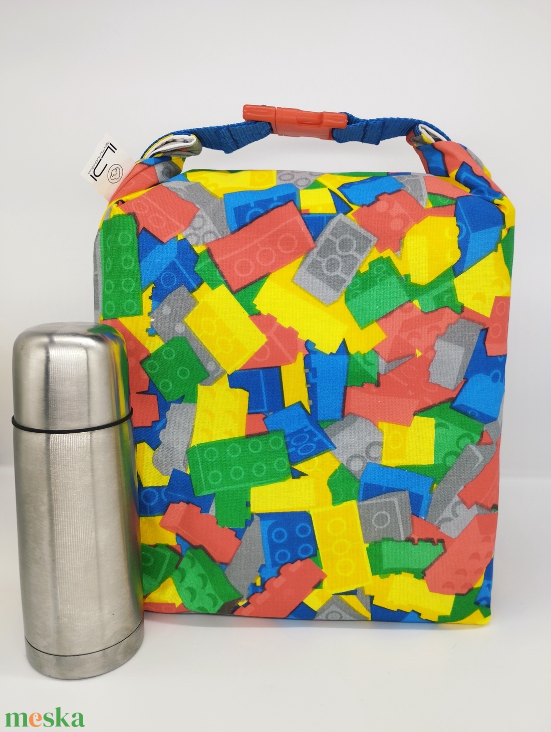 Legós Uzsonnás táska - Roll top Lunch bag - Zero waste - táska & tok - uzsonna- & ebéd tartó - ebéd tasak, doboz - Meska.hu Legós Uzsonnás táska - Roll top Lunch bag - Zero waste - táska & tok - uzsonna- & ebéd tartó - ebéd tasak, doboz - Meska.hu