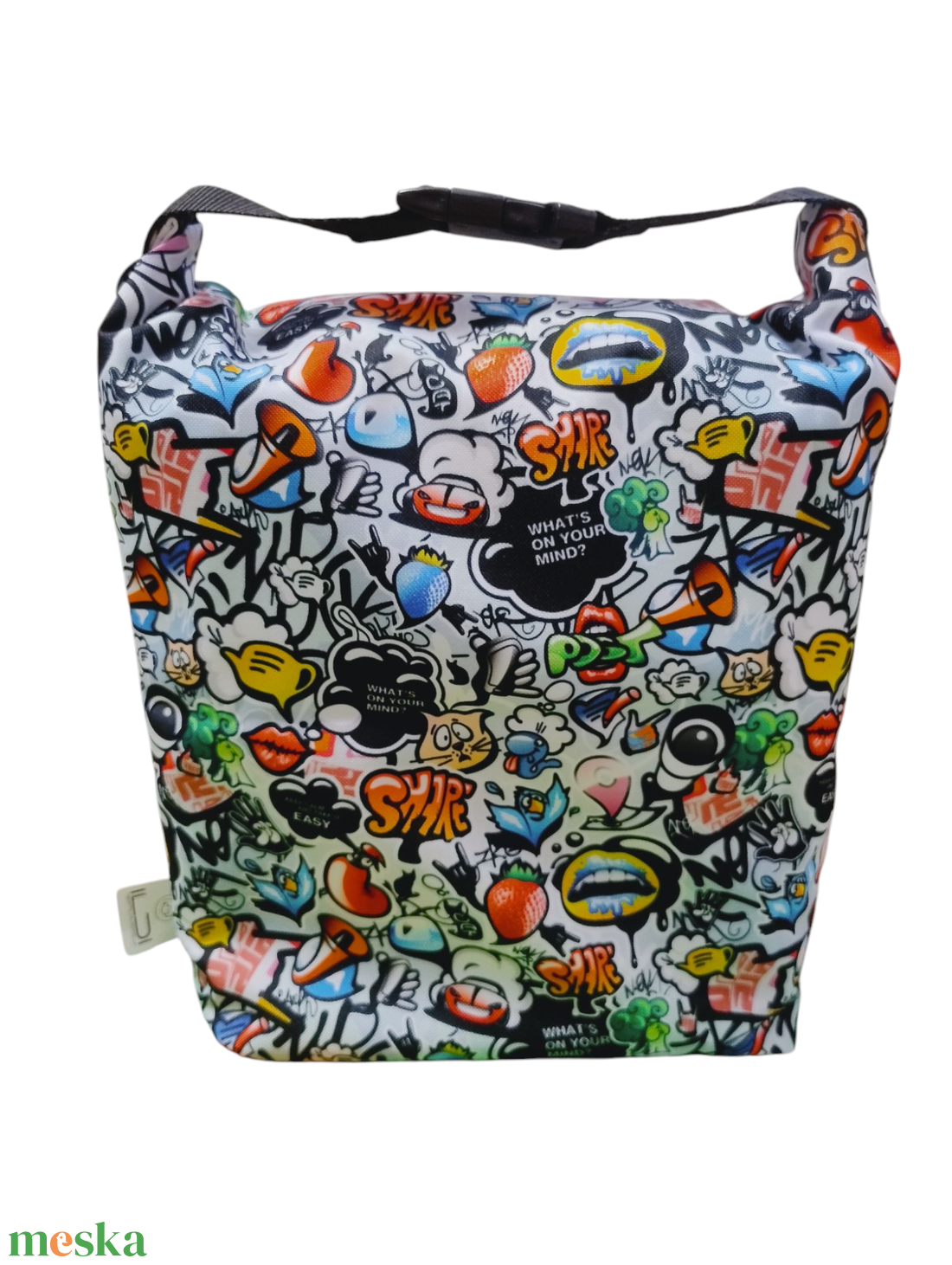 Uzsonnás táska - Roll top Lunch bag - Zero waste - táska & tok - uzsonna- & ebéd tartó - ebéd tasak, doboz - Meska.hu Uzsonnás táska - Roll top Lunch bag - Zero waste - táska & tok - uzsonna- & ebéd tartó - ebéd tasak, doboz - Meska.hu