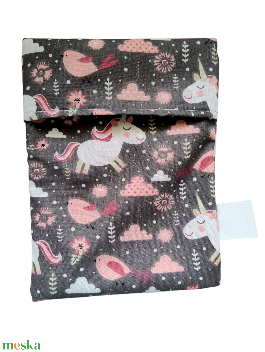 Unikornisos Snackbag - szendvics, nasi tartó - táska & tok - uzsonna- & ebéd tartó - szendvics csomagoló - Meska.hu