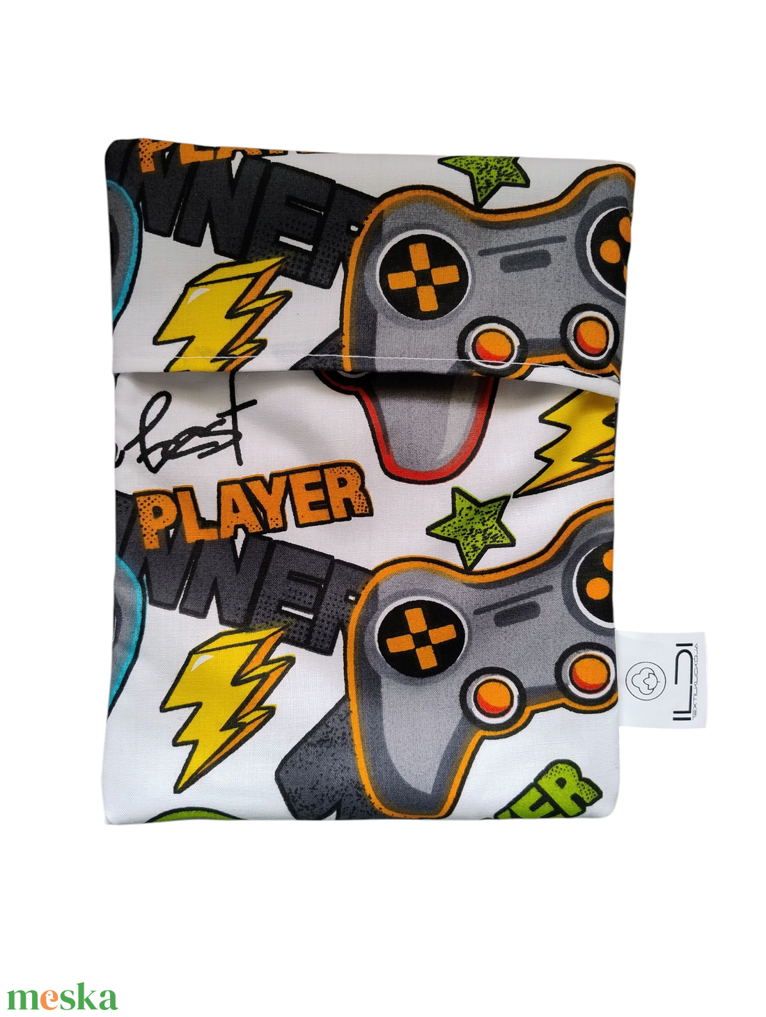 Gameres Snackbag - szendvics, nasi tartó - táska & tok - uzsonna- & ebéd tartó - szendvics csomagoló - Meska.hu Gameres Snackbag - szendvics, nasi tartó - táska & tok - uzsonna- & ebéd tartó - szendvics csomagoló - Meska.hu