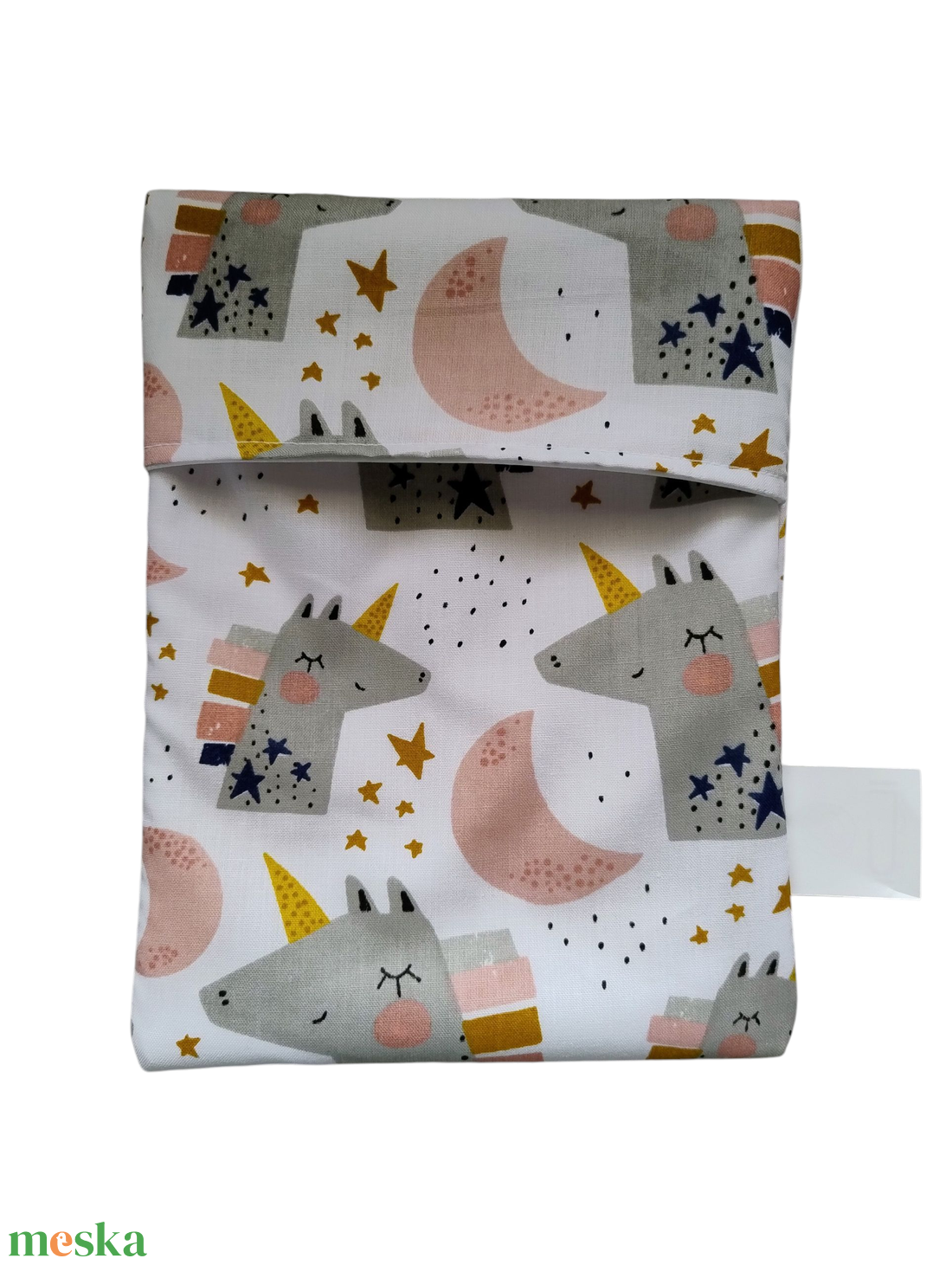 Unikornisos Snackbag - szendvics, nasi tartó - táska & tok - uzsonna- & ebéd tartó - szendvics csomagoló - Meska.hu