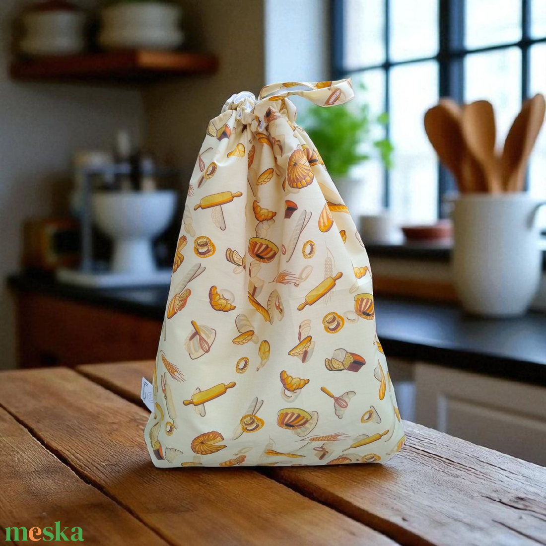 Frissentartó kenyeres zsák, péksüteményes zsák - táska & tok - bevásárlás & shopper táska - kenyeres zsák - Meska.hu