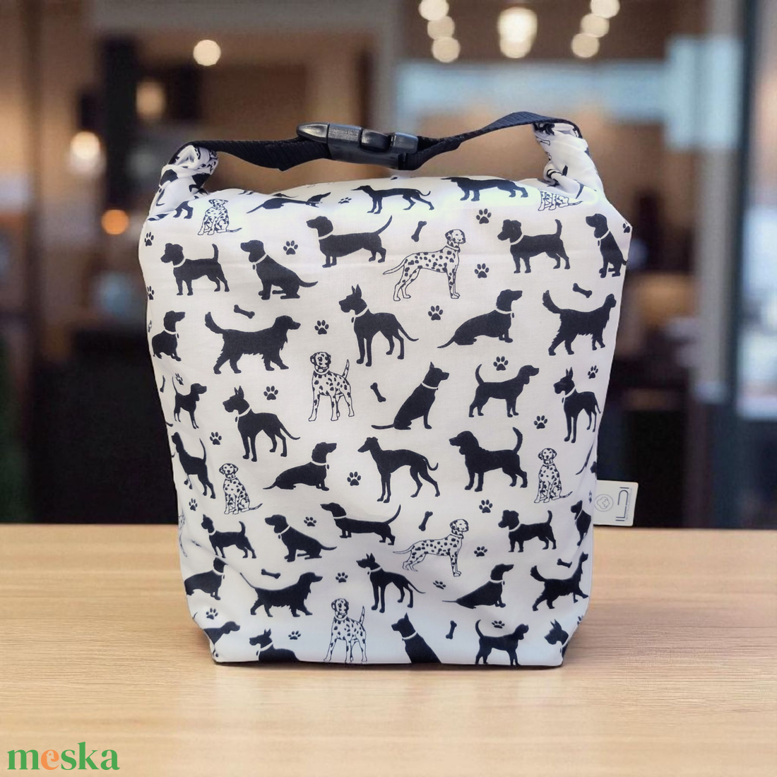 Kutyás Uzsonnás táska - Roll top Lunch bag - Zero waste - táska & tok - uzsonna- & ebéd tartó - ebéd tasak, doboz - Meska.hu Kutyás Uzsonnás táska - Roll top Lunch bag - Zero waste - táska & tok - uzsonna- & ebéd tartó - ebéd tasak, doboz - Meska.hu
