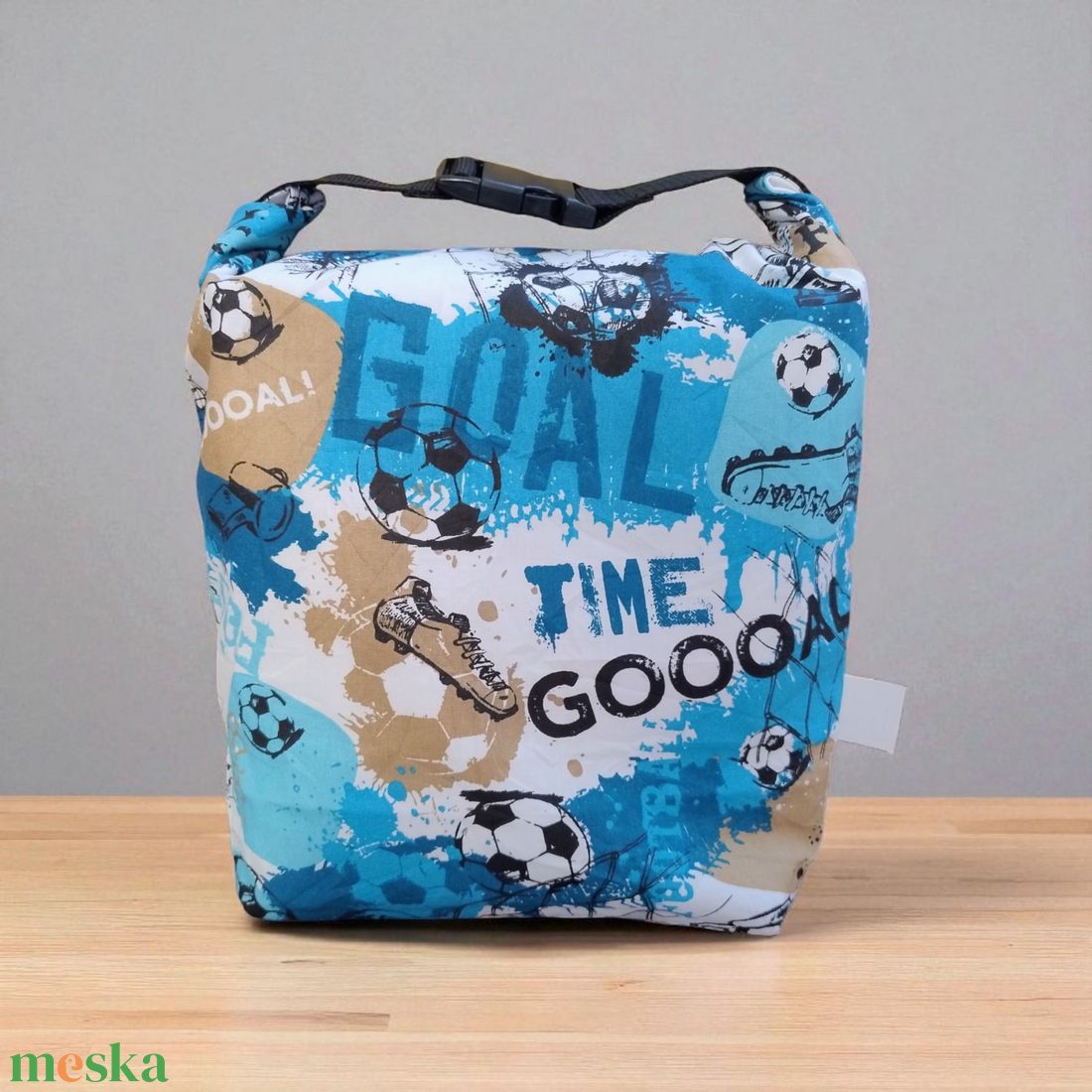 Focis Uzsonnás táska - Roll top Lunch bag - Zero waste  - táska & tok - uzsonna- & ebéd tartó - ebéd tasak, doboz - Meska.hu
