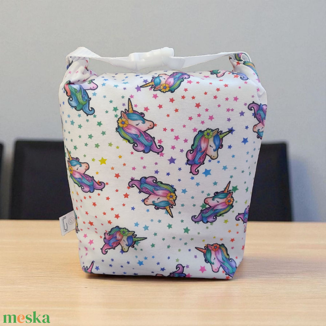 Unikornisos Uzsonnás táska - Roll top Lunch bag - Zero waste - táska & tok - uzsonna- & ebéd tartó - ebéd tasak, doboz - Meska.hu Unikornisos Uzsonnás táska - Roll top Lunch bag - Zero waste - táska & tok - uzsonna- & ebéd tartó - ebéd tasak, doboz - Meska.hu