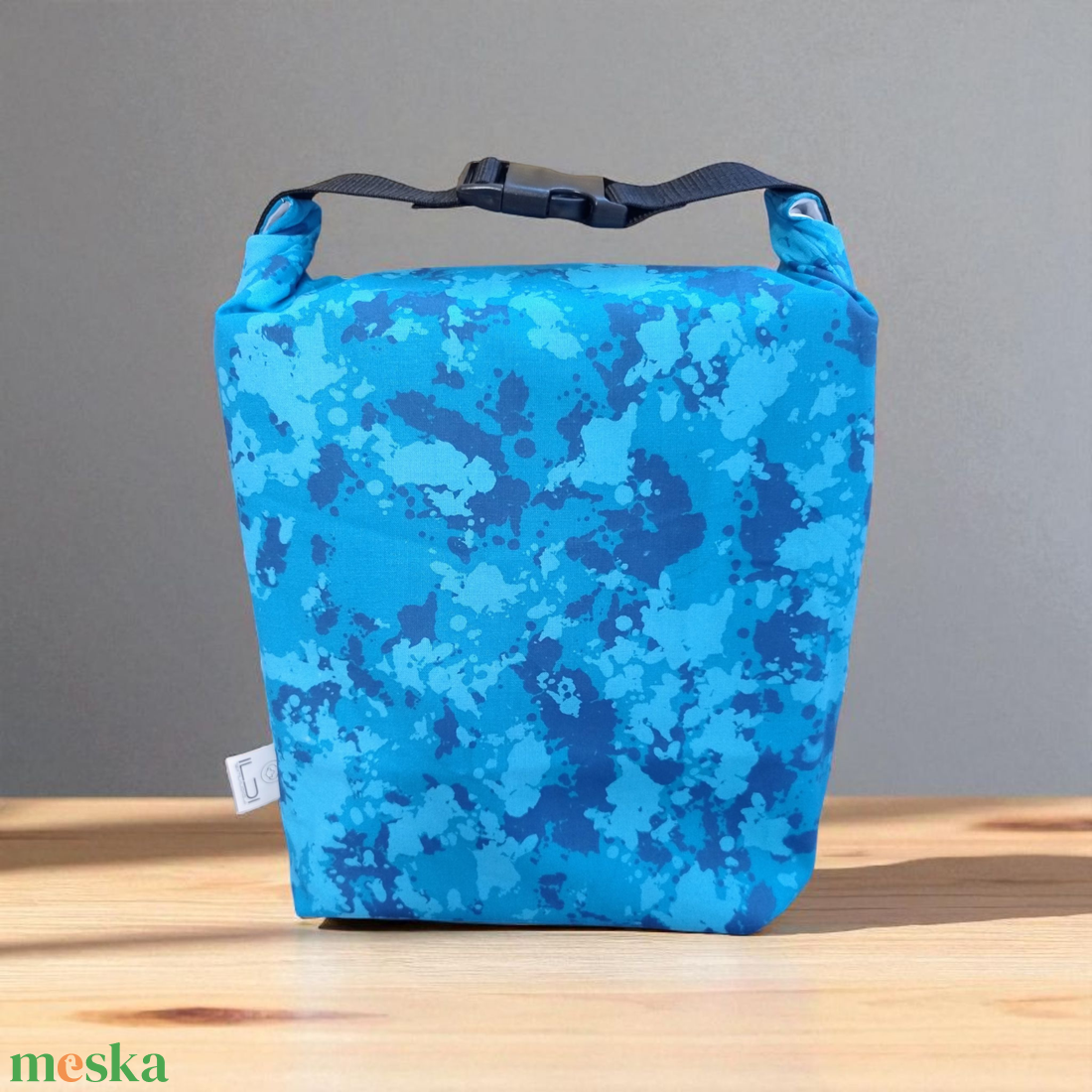 Terep mintás Uzsonnás táska - Roll top Lunch bag - Zero waste  - táska & tok - uzsonna- & ebéd tartó - ebéd tasak, doboz - Meska.hu