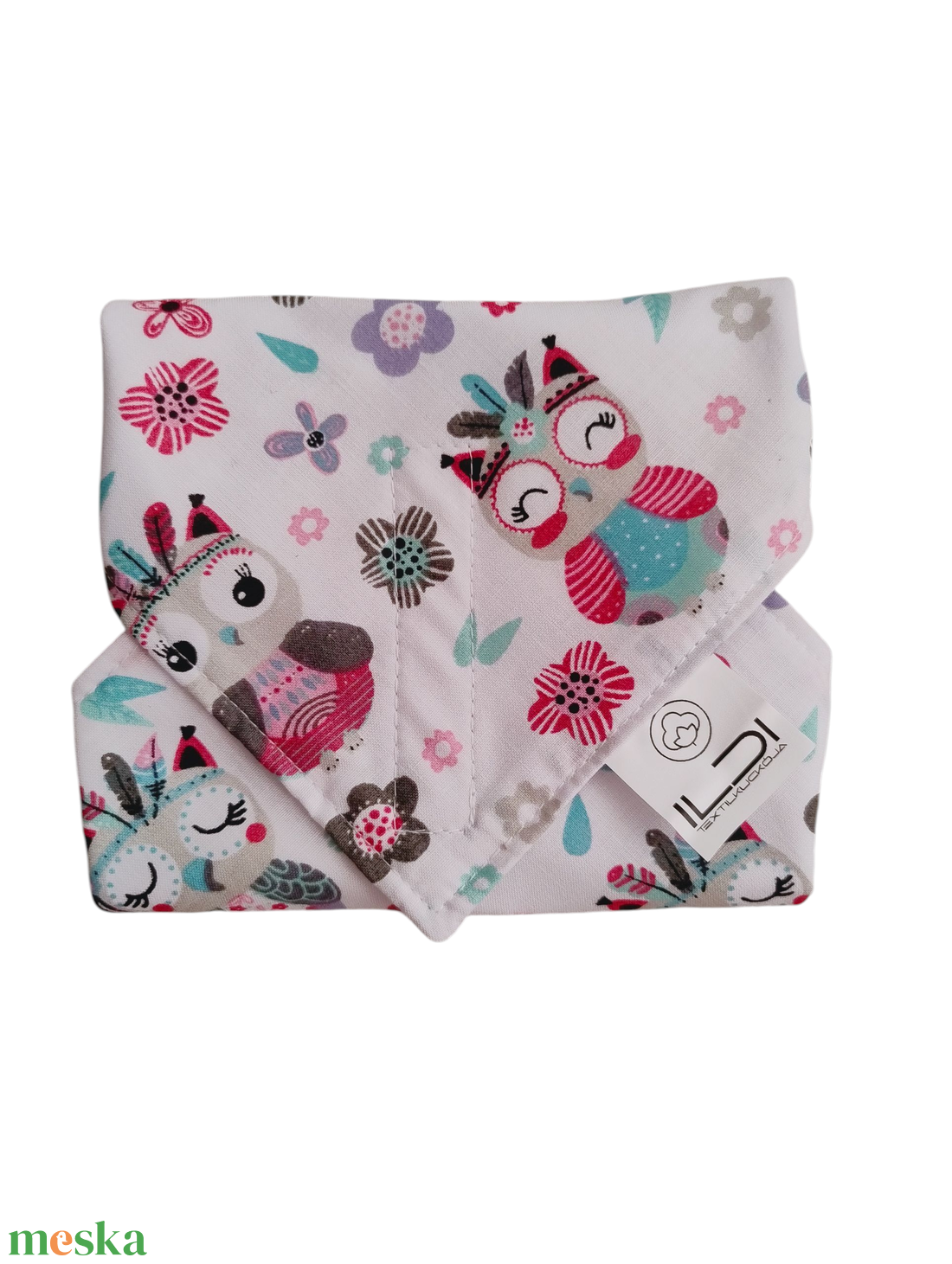 Baglyos Újraszalvéta, szendvics csomagoló - táska & tok - uzsonna- & ebéd tartó - szendvics csomagoló - Meska.hu