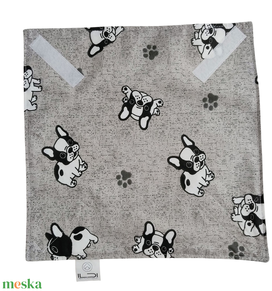 Bulldogos Újraszalvéta, szendvics csomagoló - táska & tok - uzsonna- & ebéd tartó - szendvics csomagoló - Meska.hu