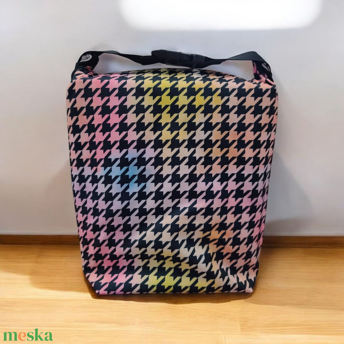  Uzsonnás táska - Roll top Lunch bag - Zero waste  - táska & tok - uzsonna- & ebéd tartó - ebéd tasak, doboz - Meska.hu