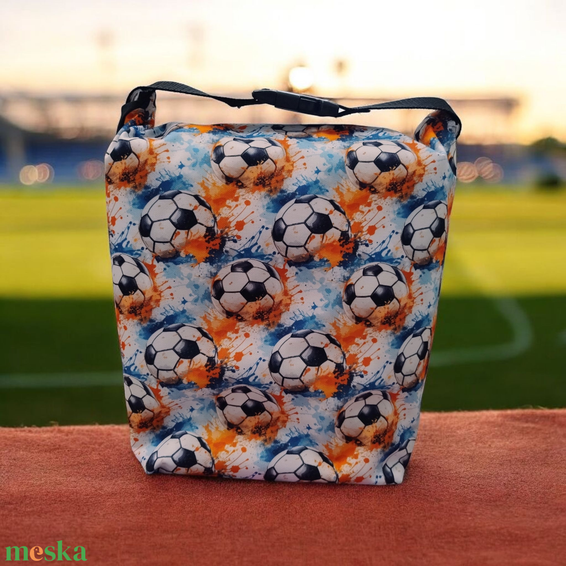 Focis Uzsonnás táska - Roll top Lunch bag - Zero waste  - táska & tok - uzsonna- & ebéd tartó - ebéd tasak, doboz - Meska.hu