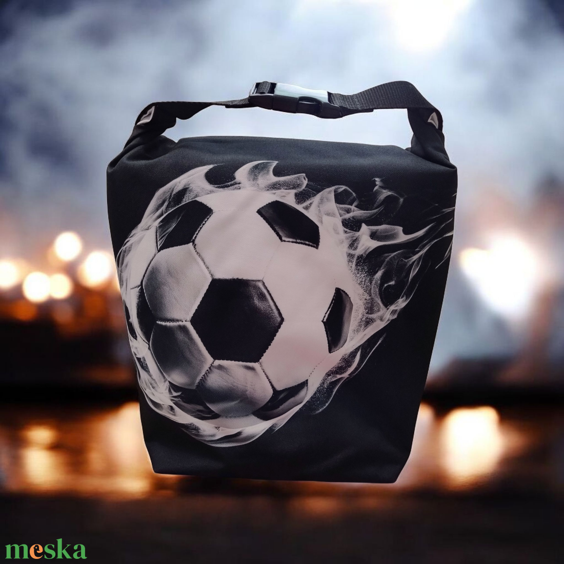 Focis Uzsonnás táska - Roll top Lunch bag - Zero waste  - táska & tok - uzsonna- & ebéd tartó - ebéd tasak, doboz - Meska.hu