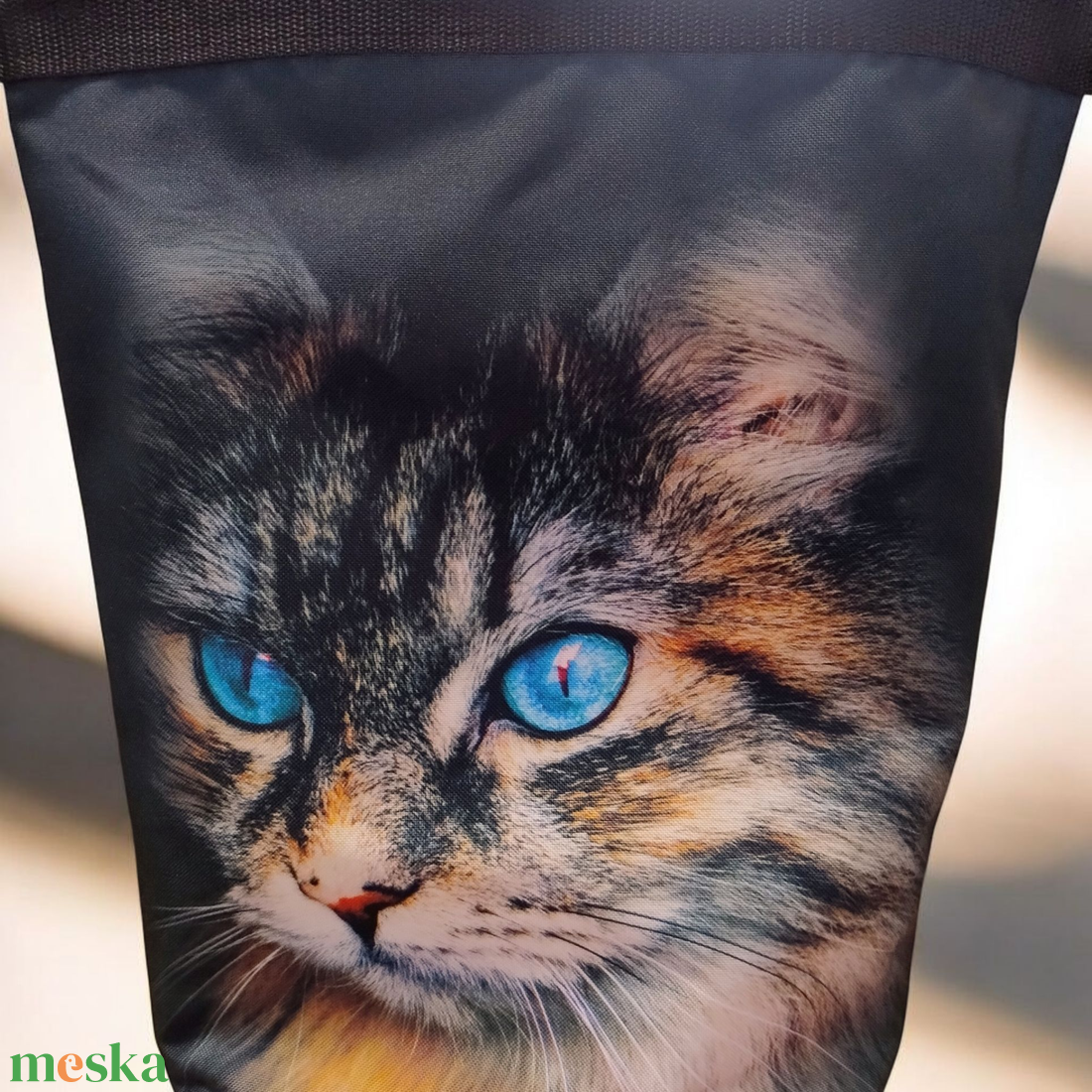 Cicás Uzsonnás táska - Roll top Lunch bag - Zero waste  - táska & tok - uzsonna- & ebéd tartó - ebéd tasak, doboz - Meska.hu