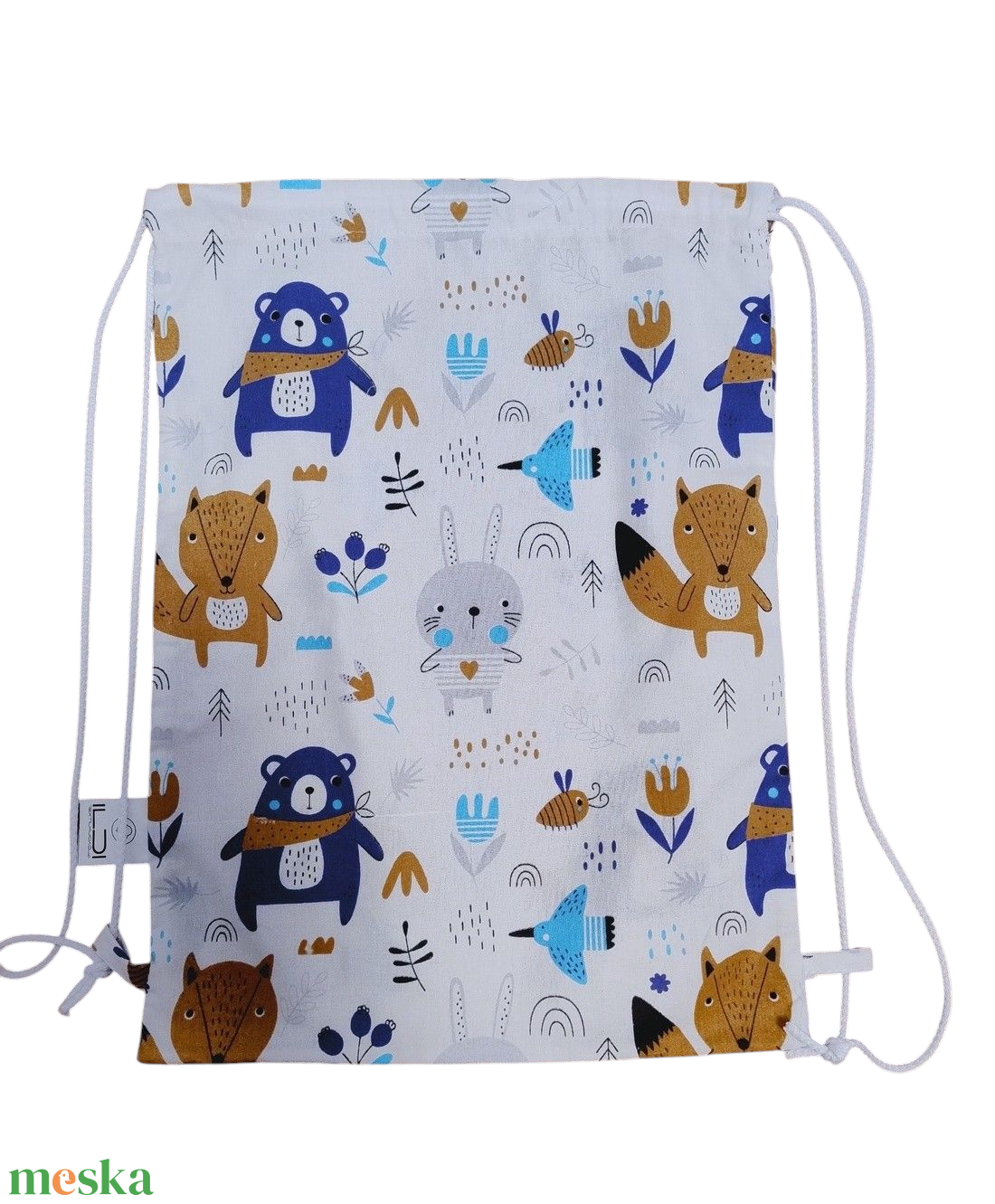 Óvodai vállfás zsák  (ovis zsák, ruhazsák) orna-tisztasági zsákkal - játék & sport - ovis felszerelés - ovis szett - Meska.hu