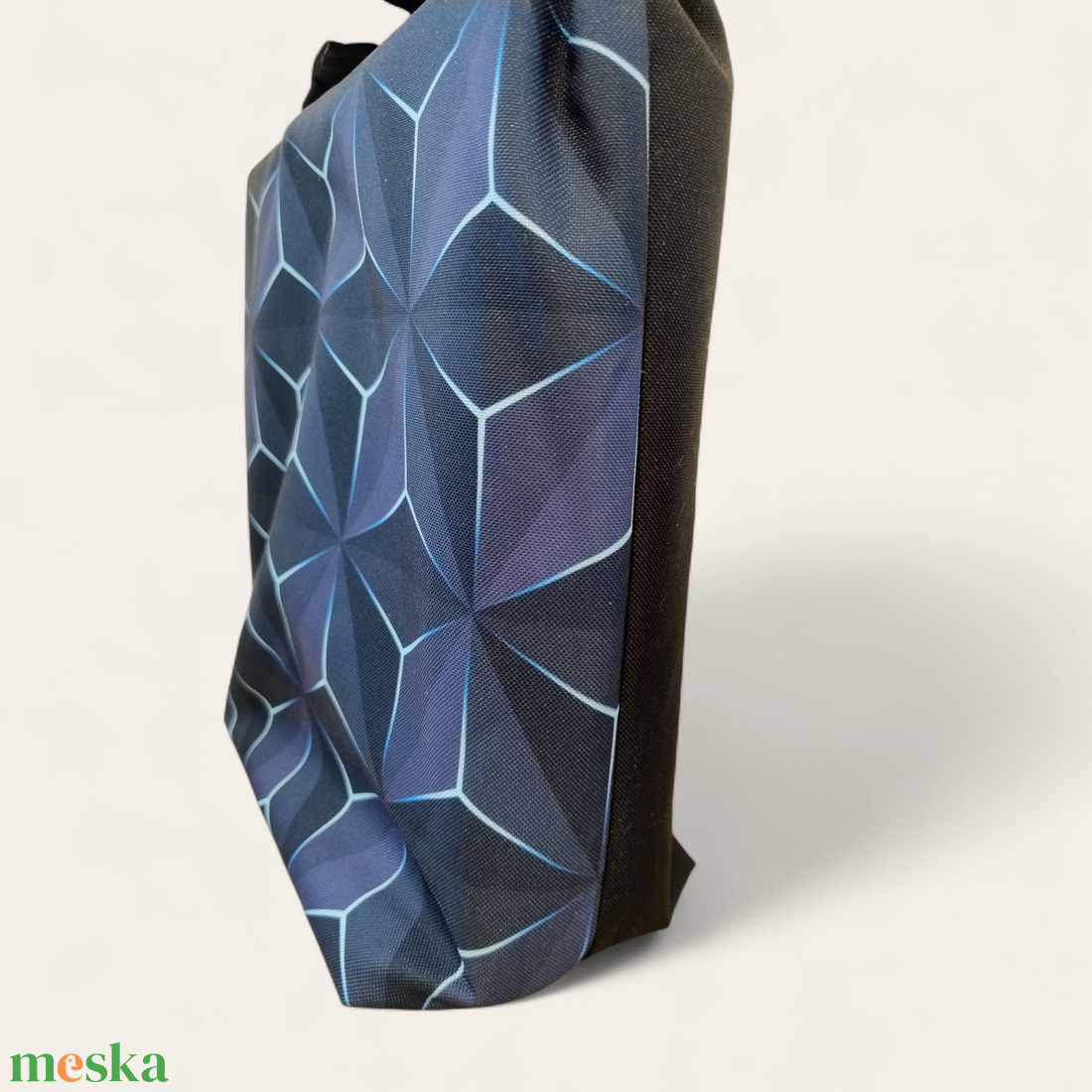 Uzsonnás táska - Roll top Lunch bag - Zero waste  - táska & tok - uzsonna- & ebéd tartó - ebéd tasak, doboz - Meska.hu