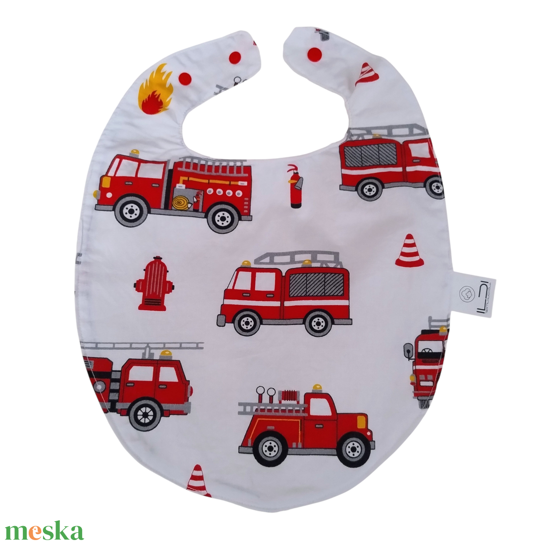 Pamut gyermek előke - baba - mama - szoptatási, etetési kellékek - partedli, előke - Meska.hu