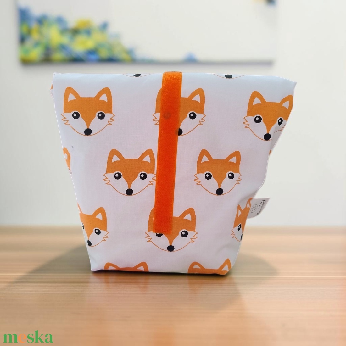 Erdei állatok Uzsonnás zsák, táska - lunch bag - táska & tok - uzsonna- & ebéd tartó - ebéd tasak, doboz - Meska.hu