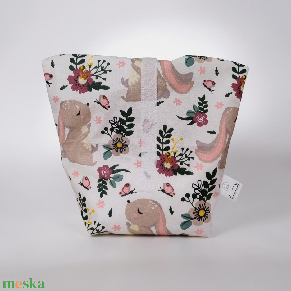 Erdei állatok Uzsonnás zsák, táska - lunch bag - táska & tok - uzsonna- & ebéd tartó - ebéd tasak, doboz - Meska.hu