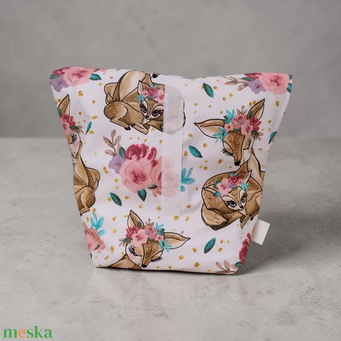Erdei állatok Uzsonnás zsák, táska - lunch bag - táska & tok - uzsonna- & ebéd tartó - ebéd tasak, doboz - Meska.hu