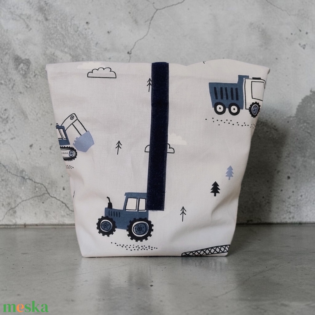 Erdei állatok Uzsonnás zsák, táska - lunch bag - táska & tok - uzsonna- & ebéd tartó - ebéd tasak, doboz - Meska.hu