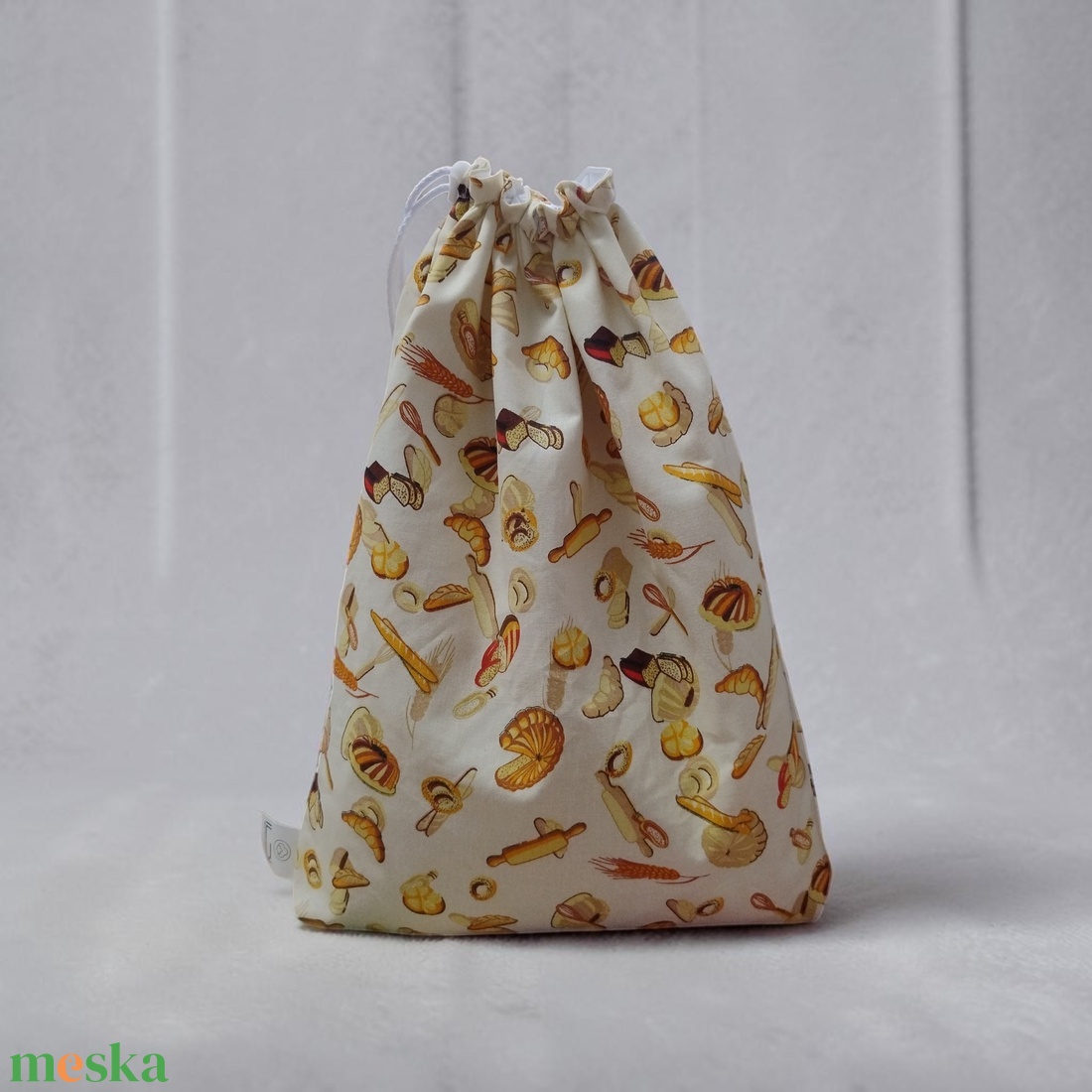 Frissentartó kenyeres zsák, péksütemény zsák - táska & tok - bevásárlás & shopper táska - kenyeres zsák - Meska.hu