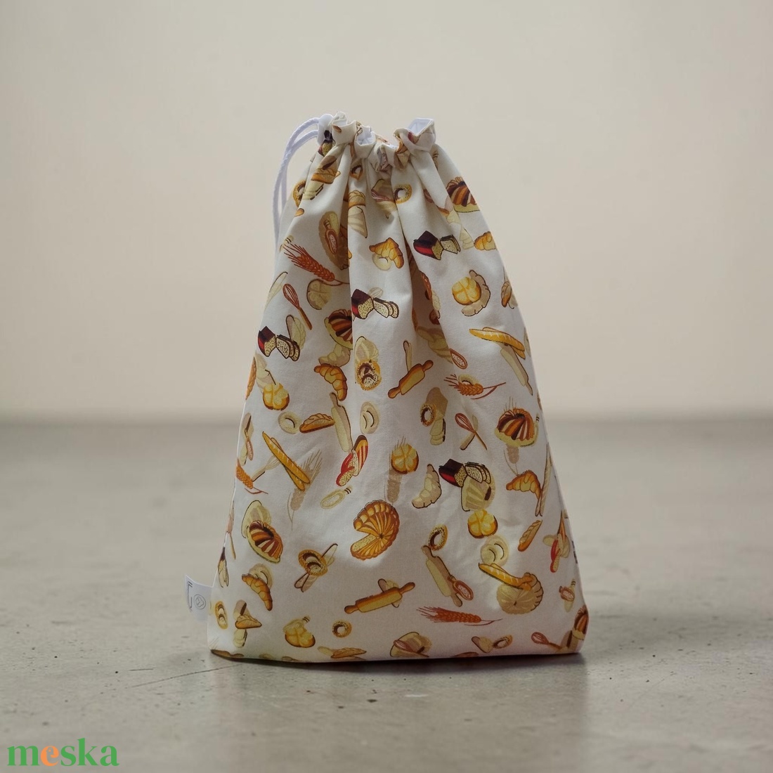 Frissentartó kenyeres zsák, péksütemény zsák - táska & tok - bevásárlás & shopper táska - kenyeres zsák - Meska.hu