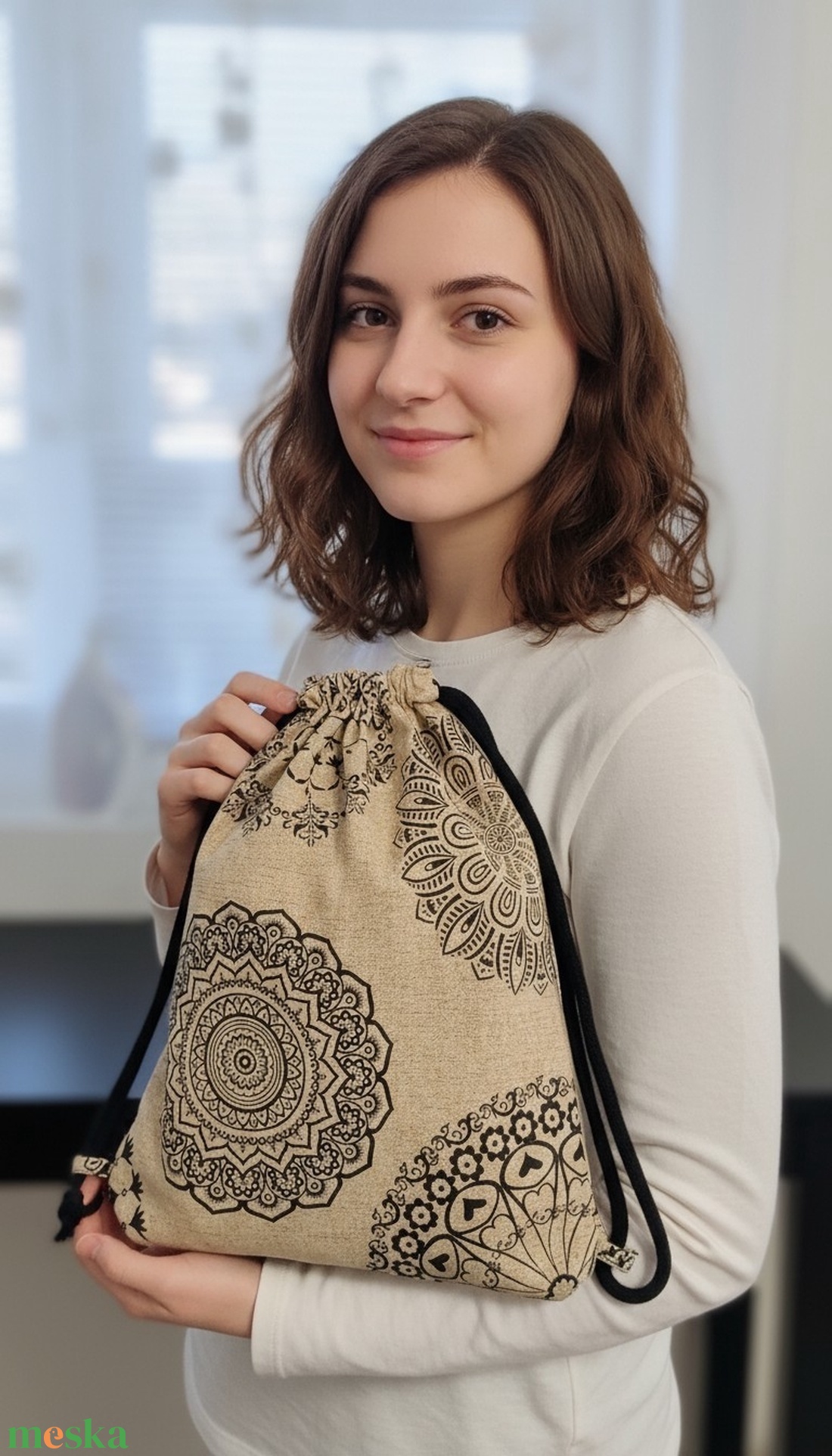 Mandala mintás gymbag - tornazsák - táska & tok - hátizsák - tornazsák, gymbag - Meska.hu