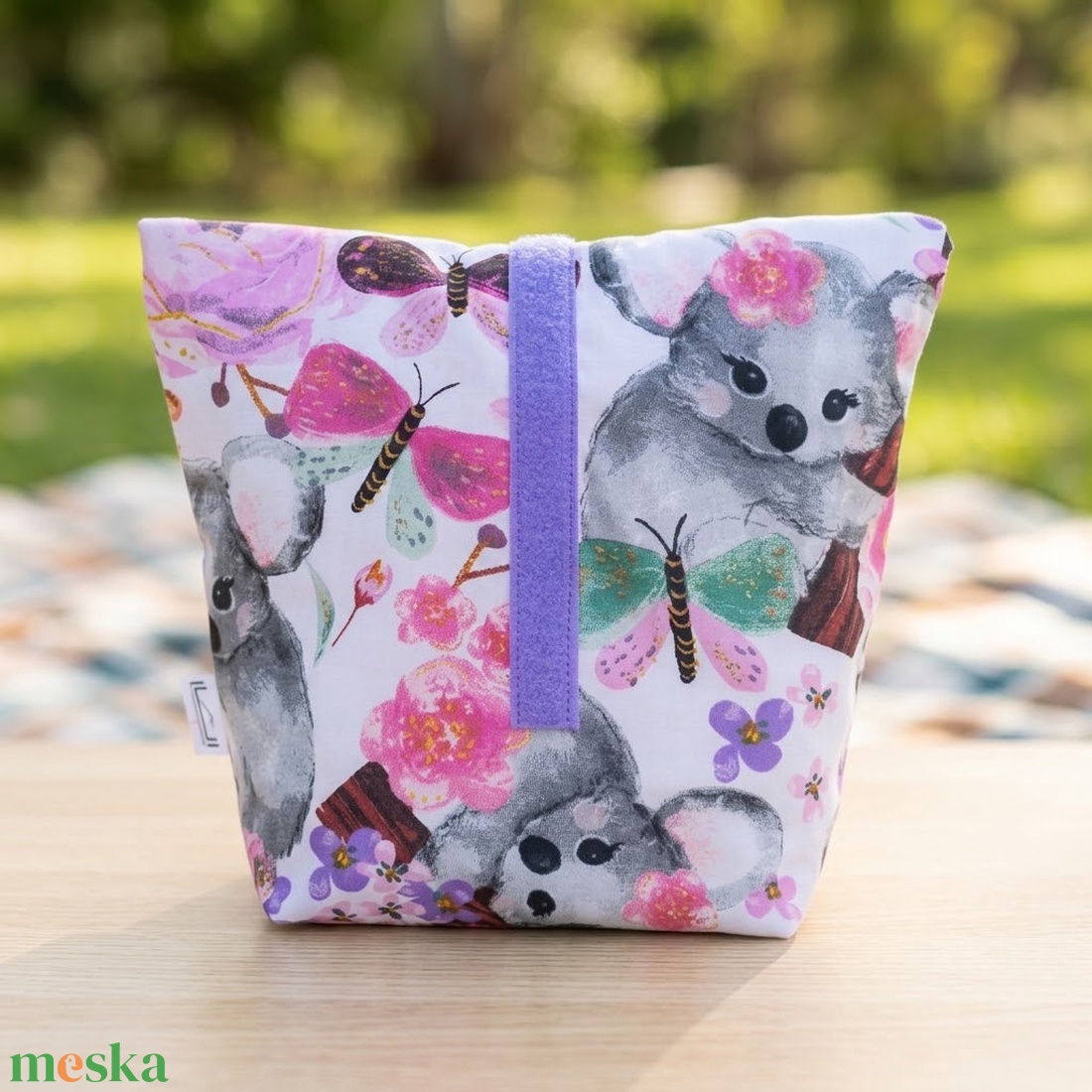 Uzsonnás zsák, táska - lunch bag - táska & tok - uzsonna- & ebéd tartó - ebéd tasak, doboz - Meska.hu