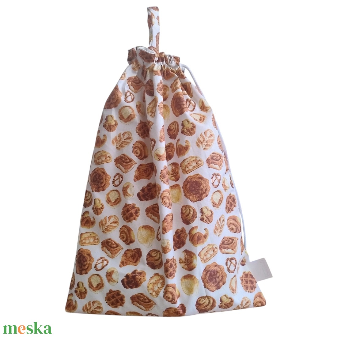 Frissentartó kenyeres zsák, péksütemény zsák - táska & tok - bevásárlás & shopper táska - kenyeres zsák - Meska.hu