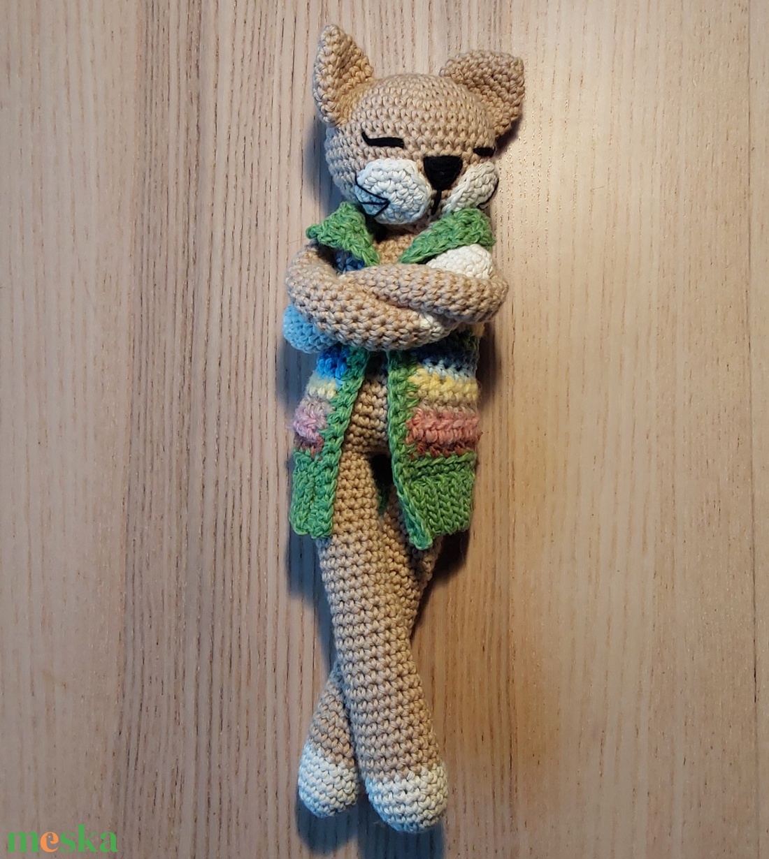 Horgolt  cica - játék & sport - plüssállat & játékfigura - cica - Meska.hu