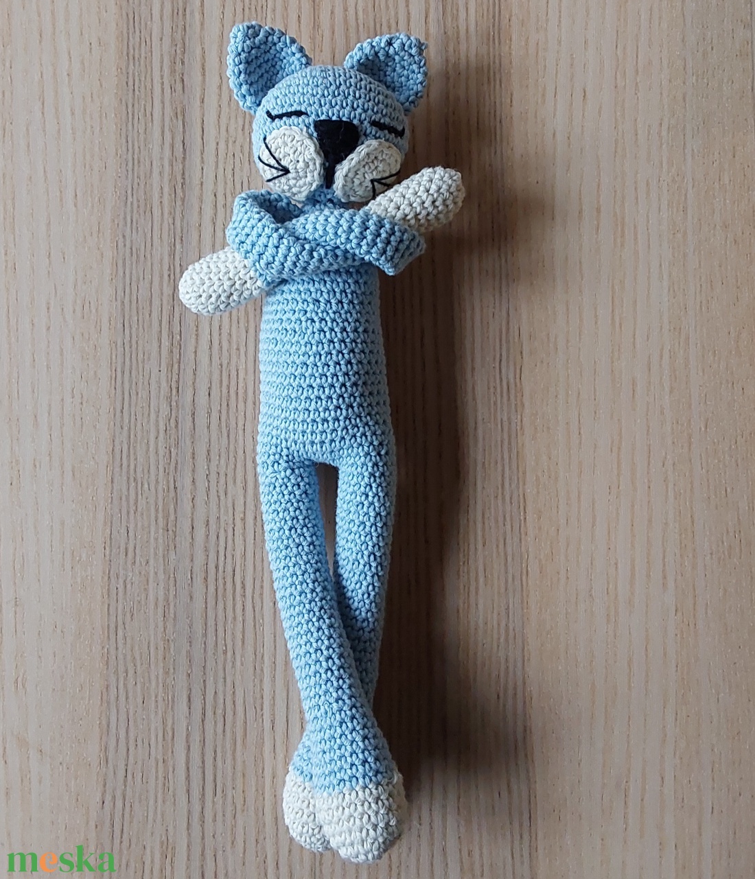 Horgolt  cica - játék & sport - plüssállat & játékfigura - cica - Meska.hu