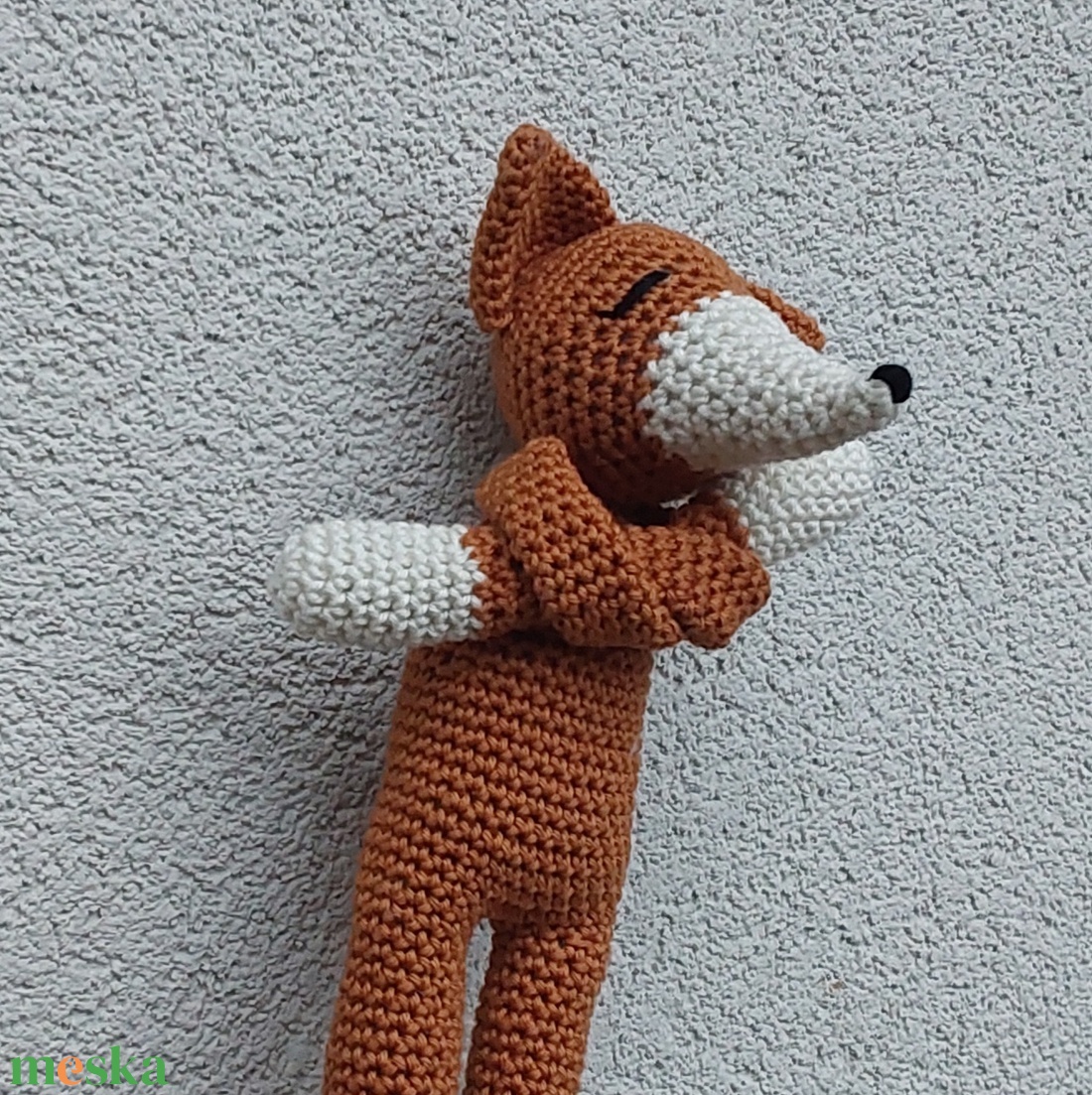 Horgolt  róka - játék & sport - plüssállat & játékfigura - róka - Meska.hu