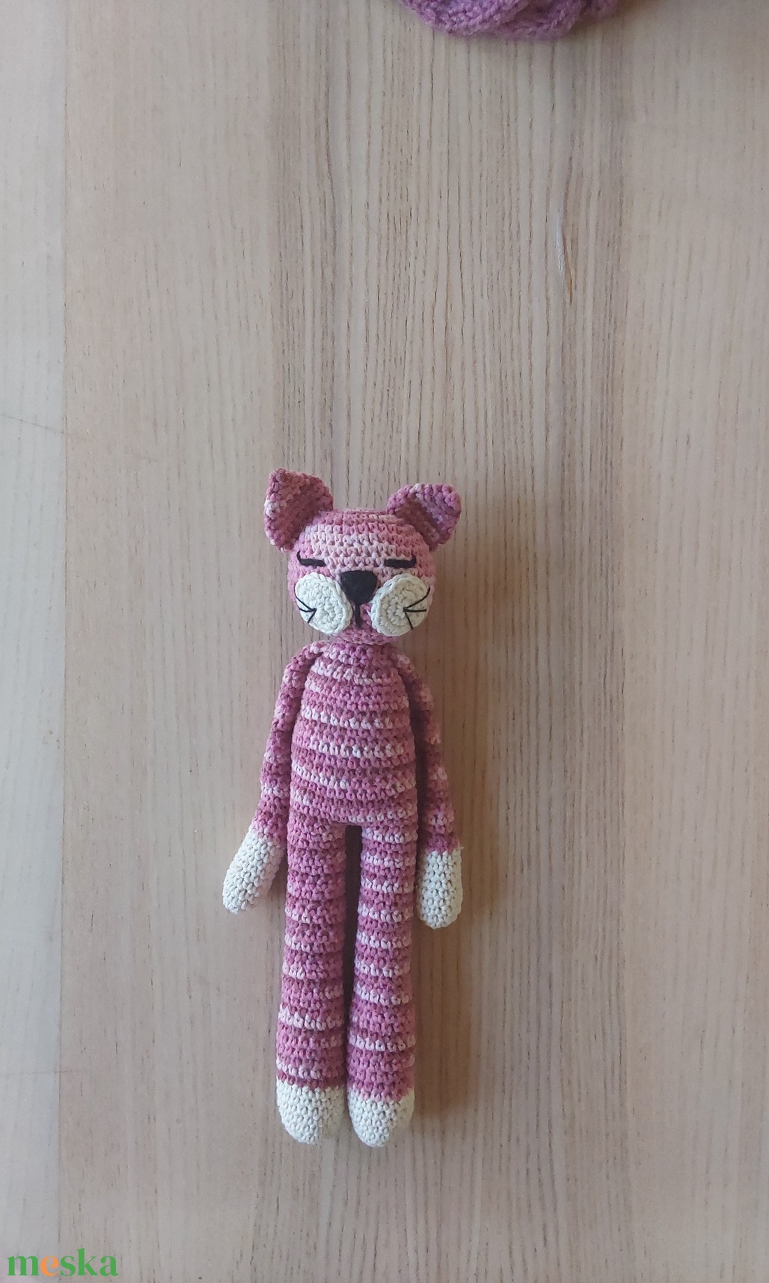 Horgolt  cica - játék & sport - plüssállat & játékfigura - cica - Meska.hu