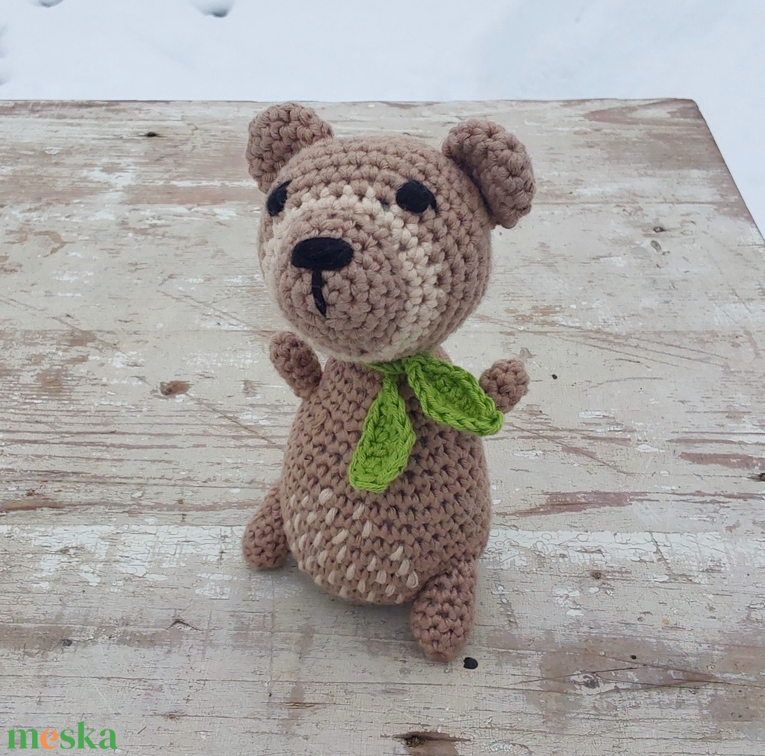 Horgolt maci - játék & sport - plüssállat & játékfigura - maci - Meska.hu