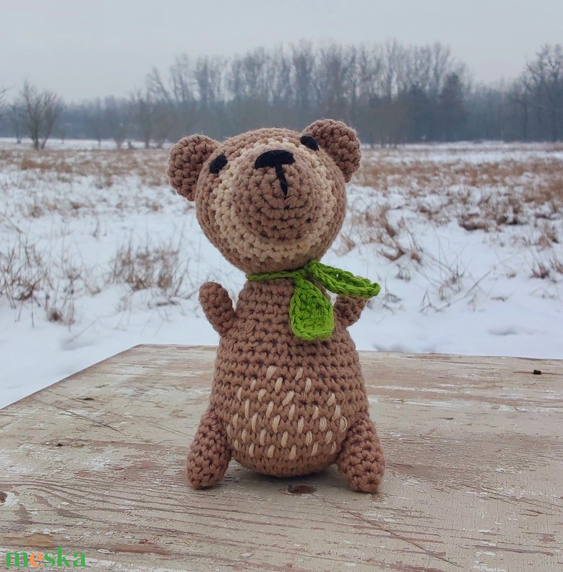 Horgolt maci - játék & sport - plüssállat & játékfigura - maci - Meska.hu